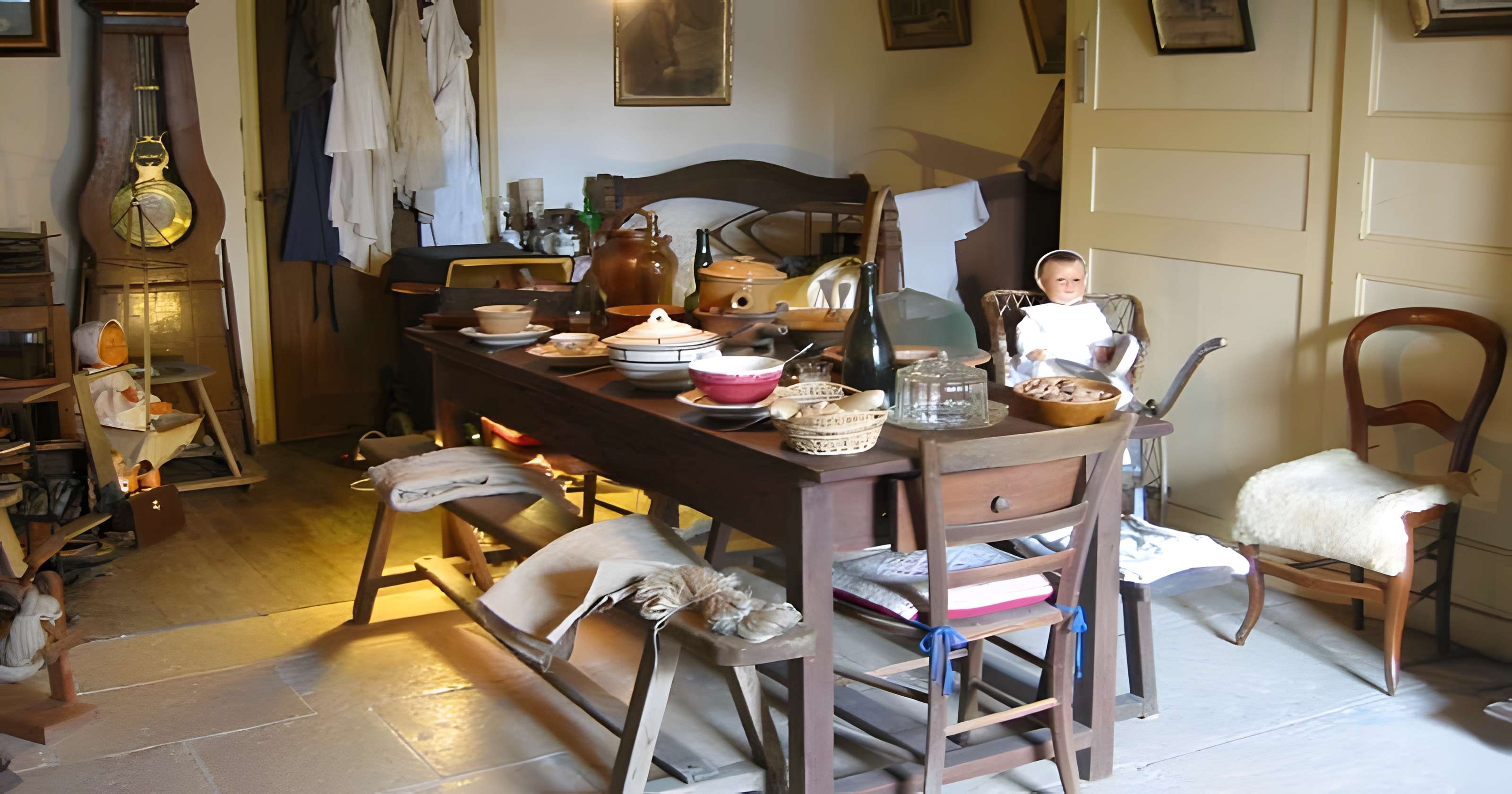 La Ferme d'antan de Mandres la cote intérieur du musée