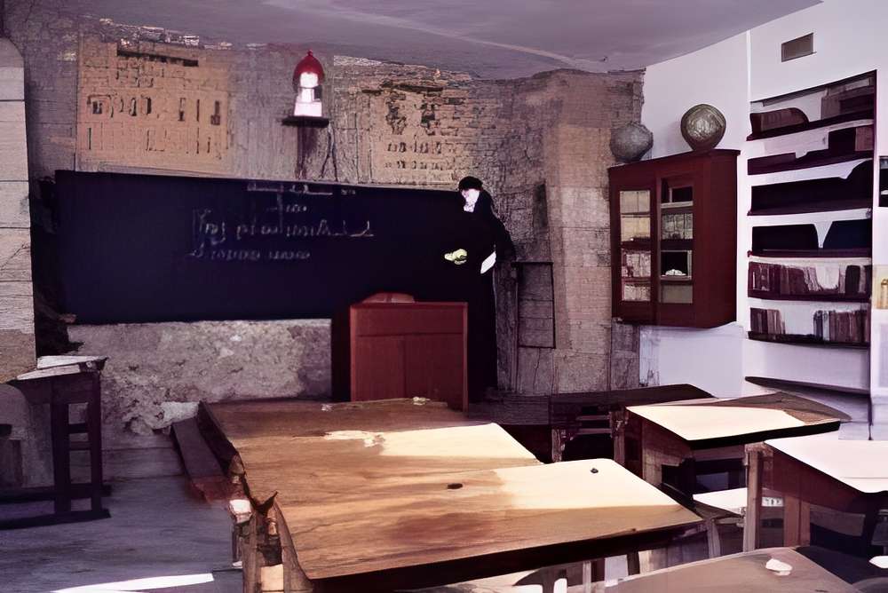 Musée de la Goutte École 1900 à Oeuilly 