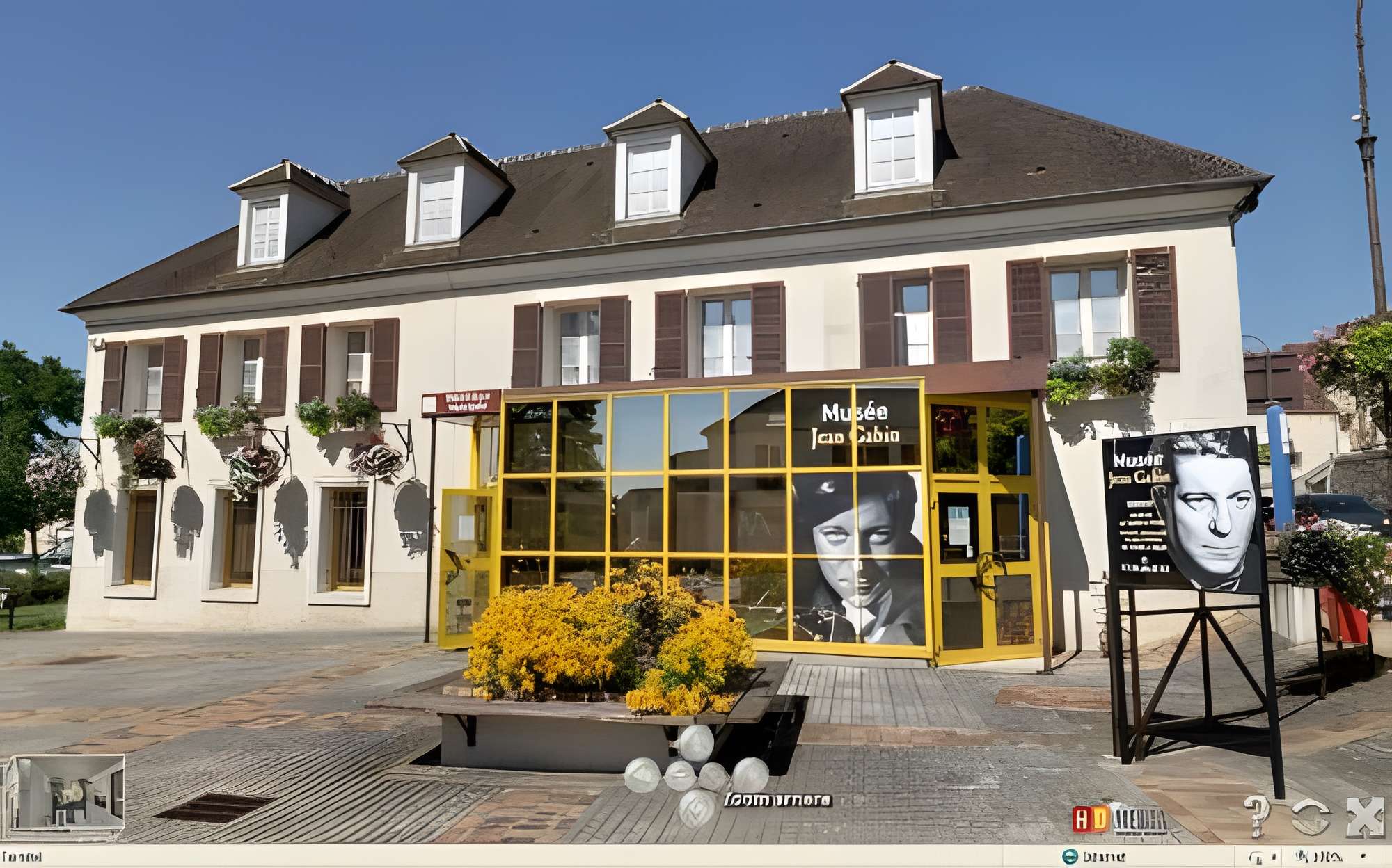 Musée Jean Gabin à Mériel extérieur du musée