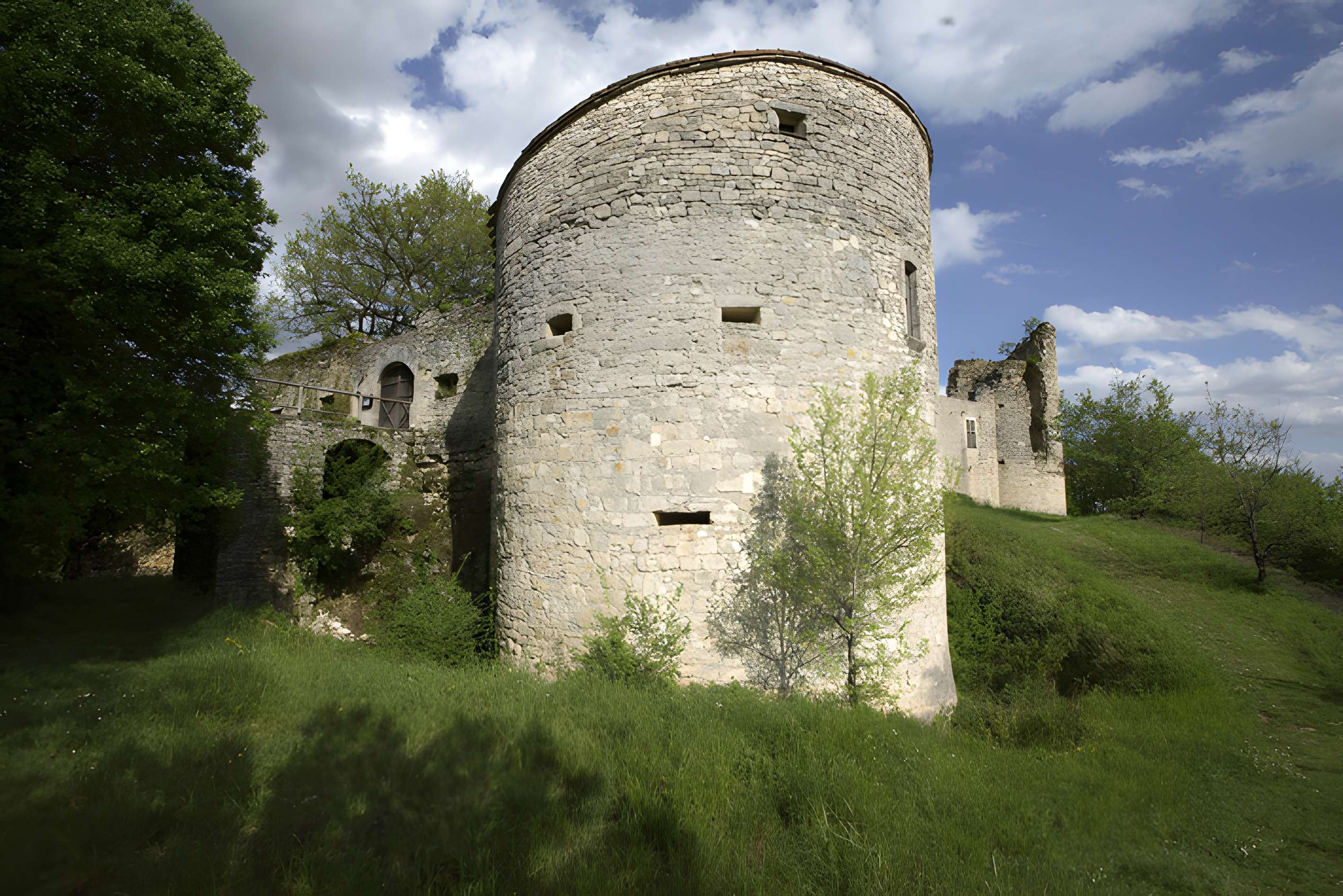 Château de Roussillon à Saint-Pierre-Lafeuille