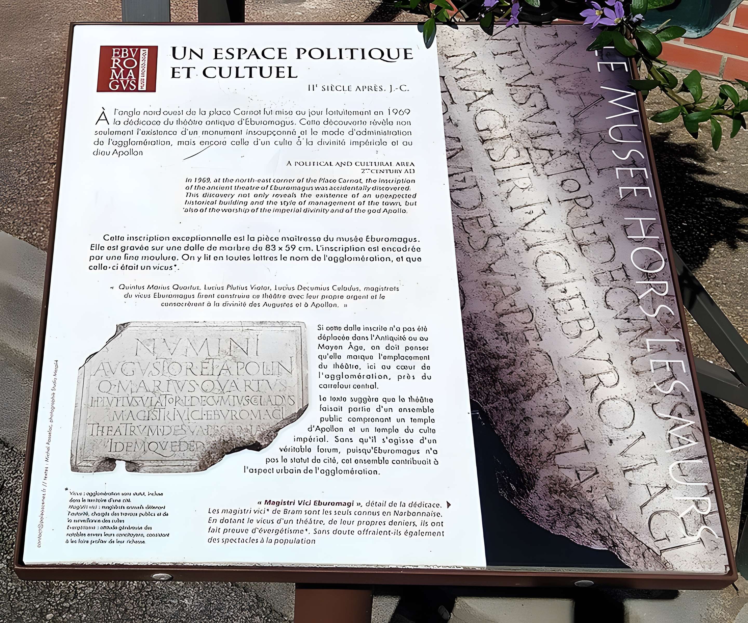 Musée archéologique Eburomagus à Bram