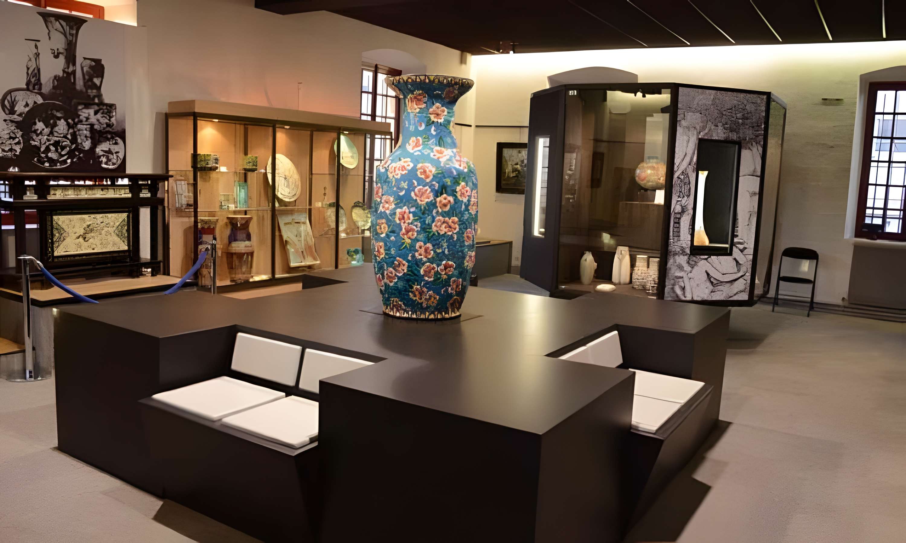 Musée des émaux de Longwy intérieur du musée