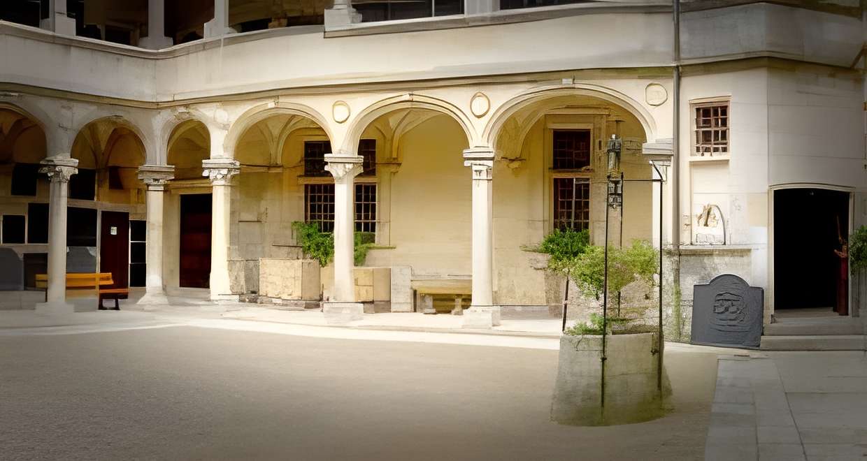 Musée de la Princerie à Verdun Cour intérieure
