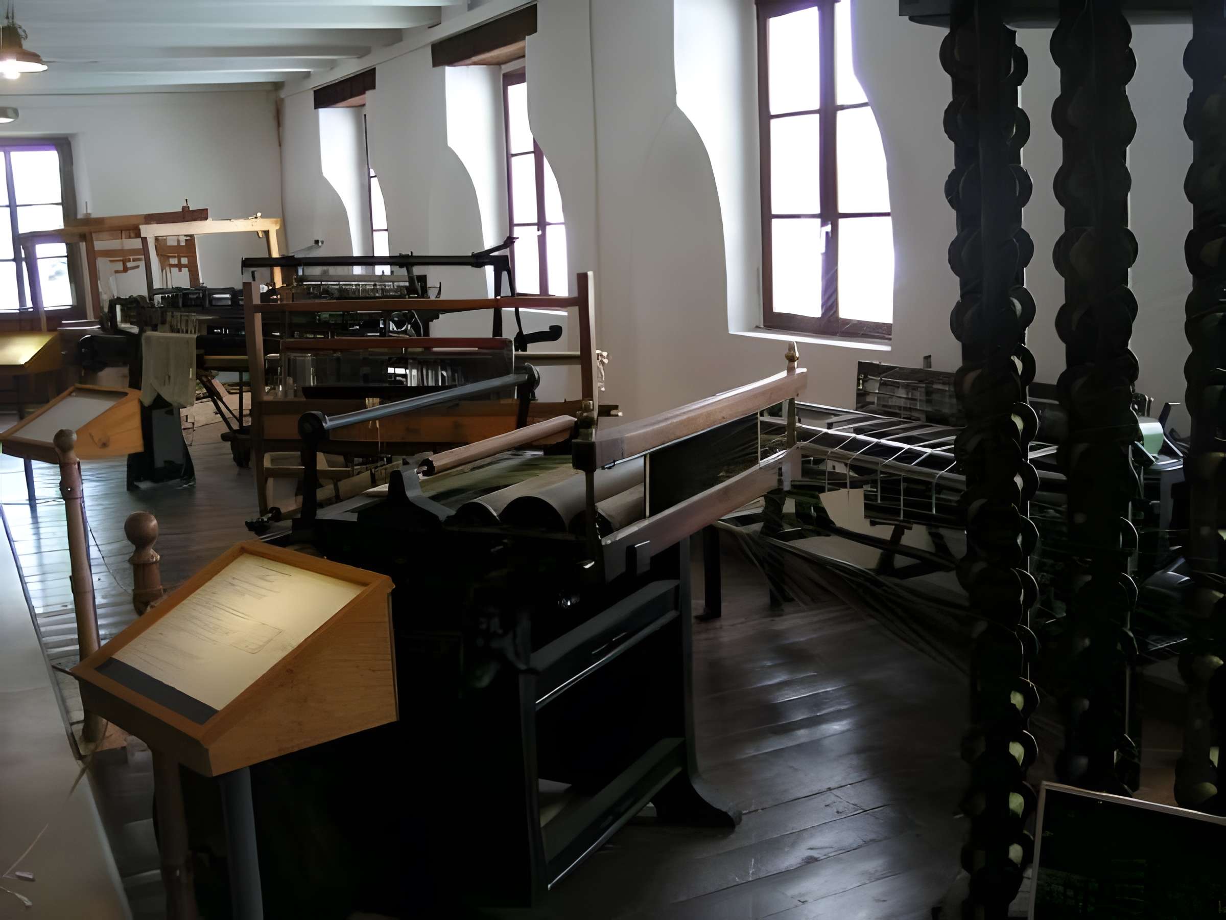 Musée du textile des Vosges à Ventron intérieur du musée