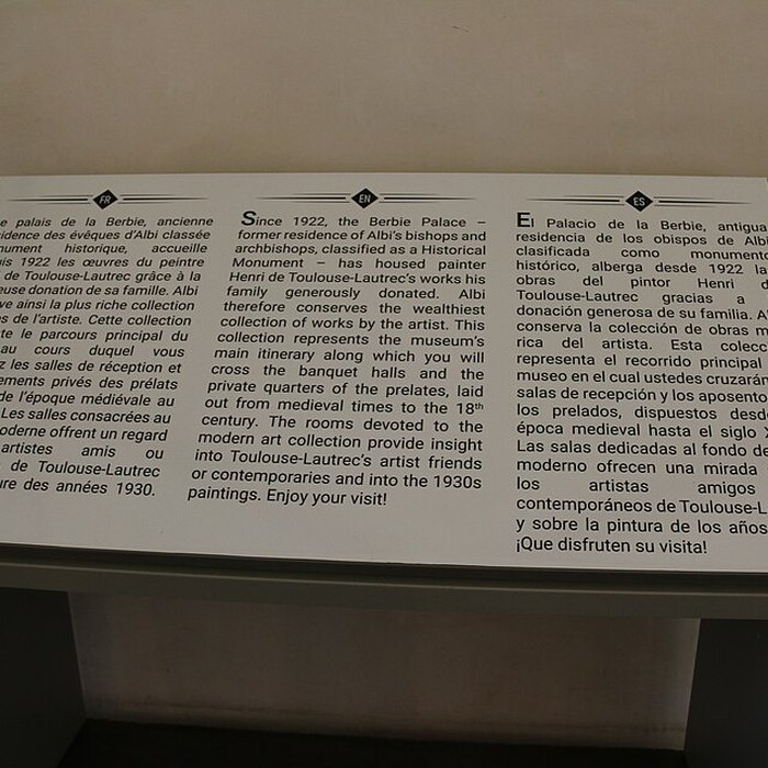 Photo de Palais de la Berbie : Musée Toulouse-Lautrec à Albi
