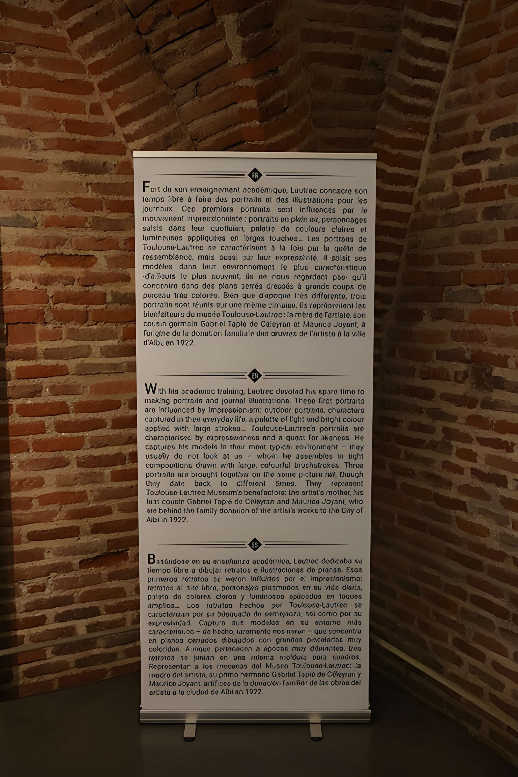 Palais de la Berbie : Musée Toulouse-Lautrec à Albi