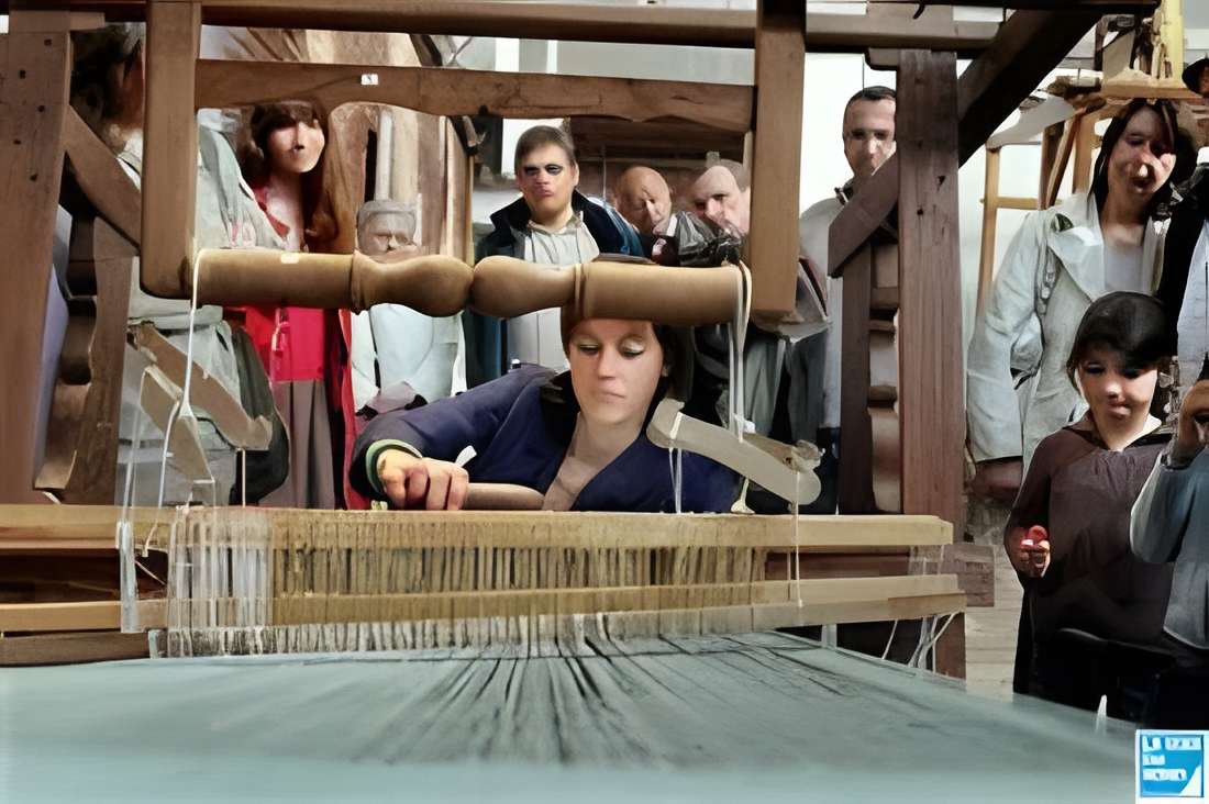 Manufacture des Flandres Musée du Jacquard à Roubaix intérieur du musée