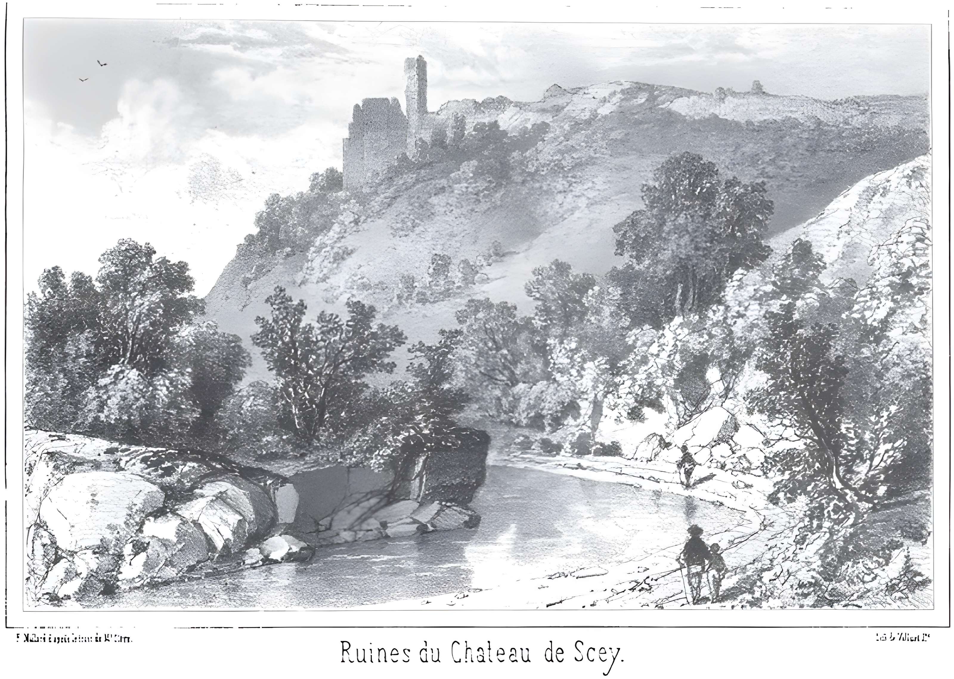 Château de Scey (également sur commune de Chassagne-Saint-Denis)