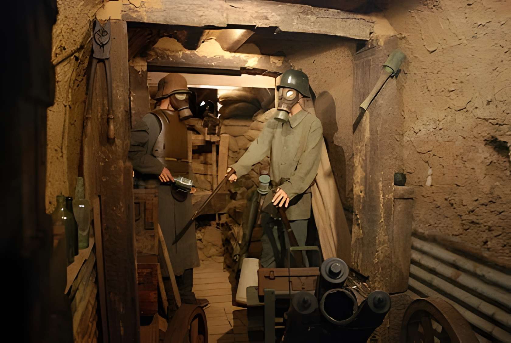 Musée Somme 1916 à Albert intérieur du musée