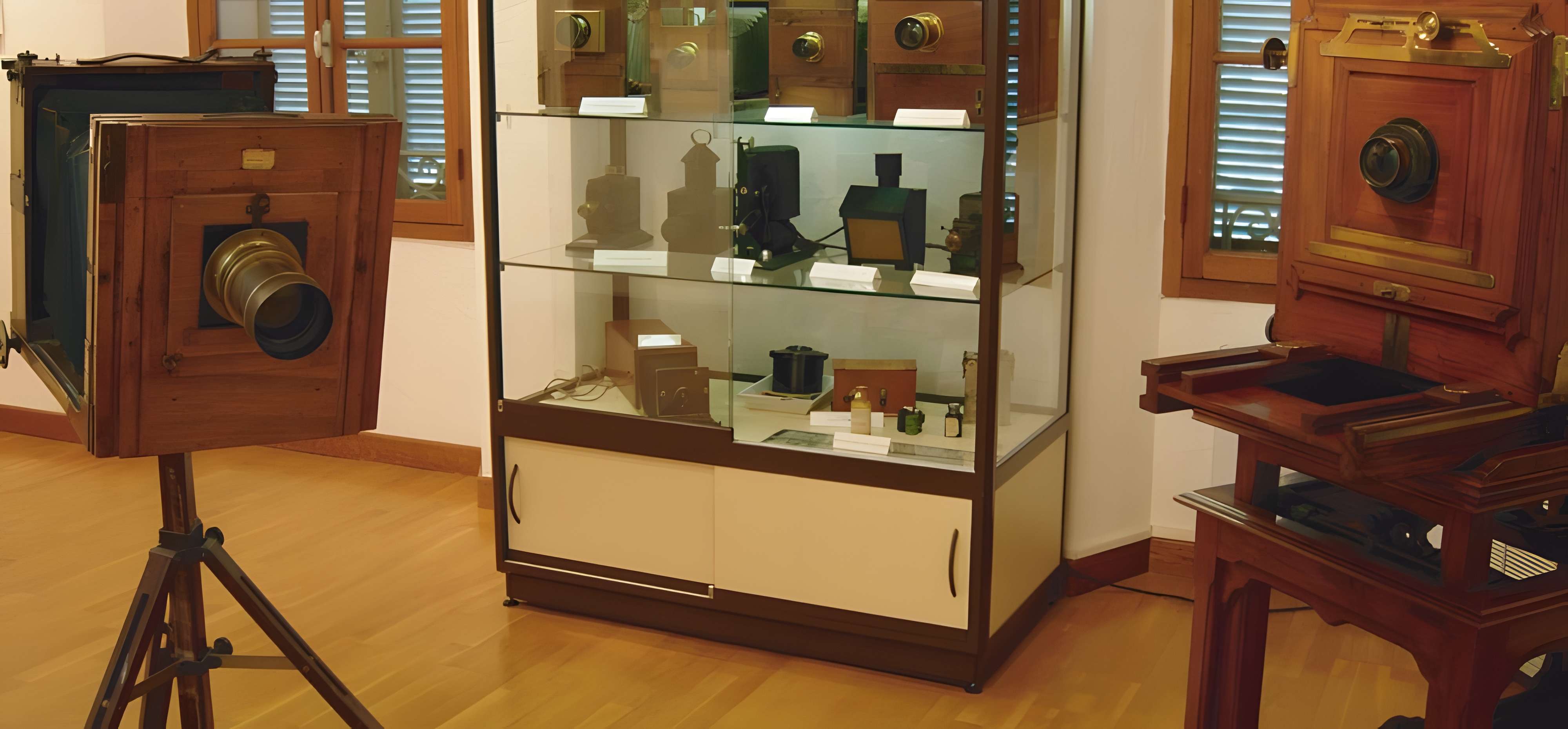 Musée de la photographie André Villers intérieur du musée