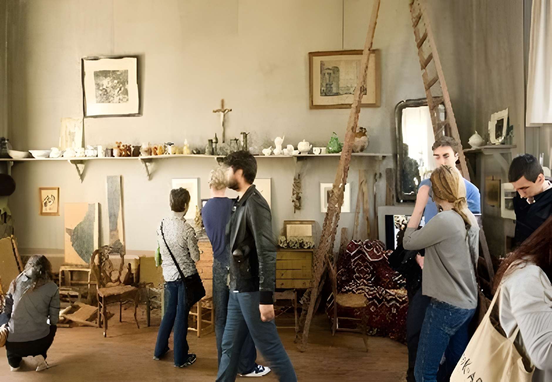 L'atelier de Paul Cézanne à Aix-en-Provence intérieur du musée