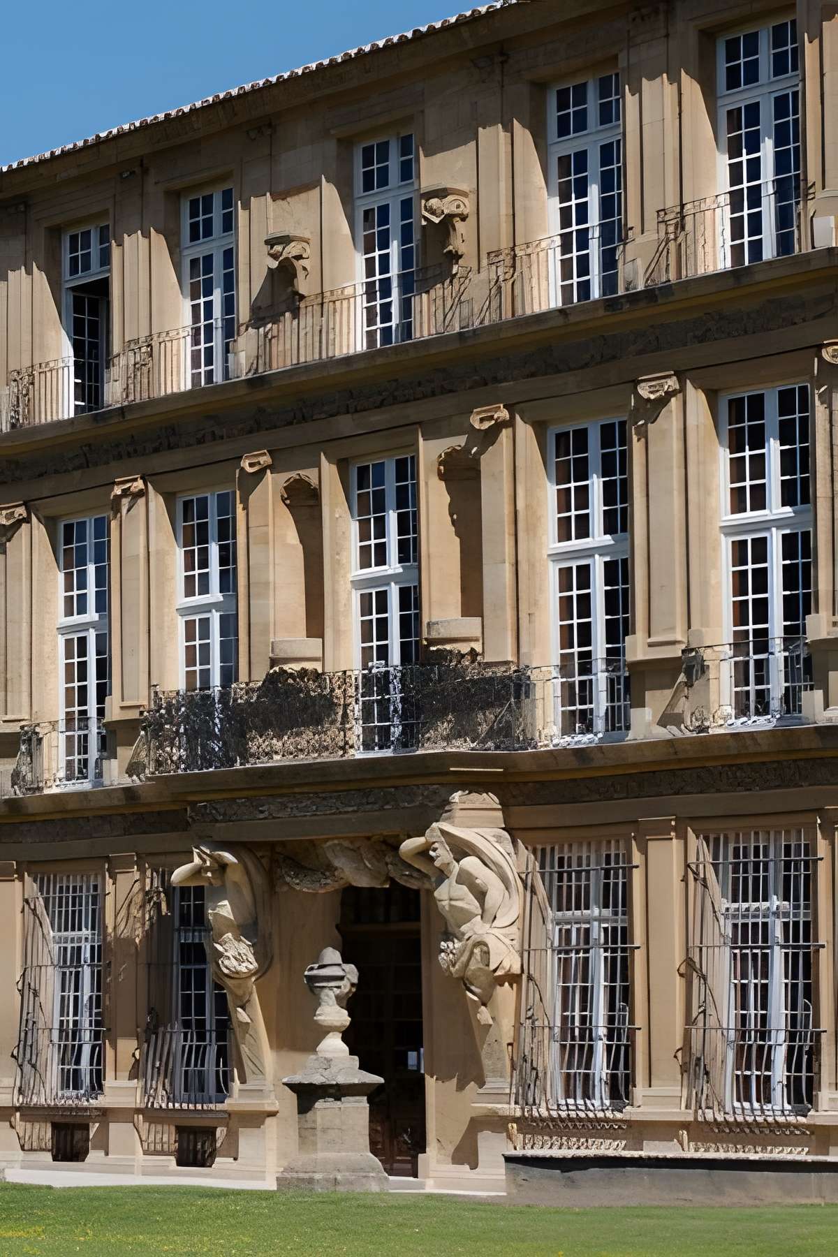 Musée du Pavillon de Vendôme-Dobler à Aix-en-Provence Façade du musée