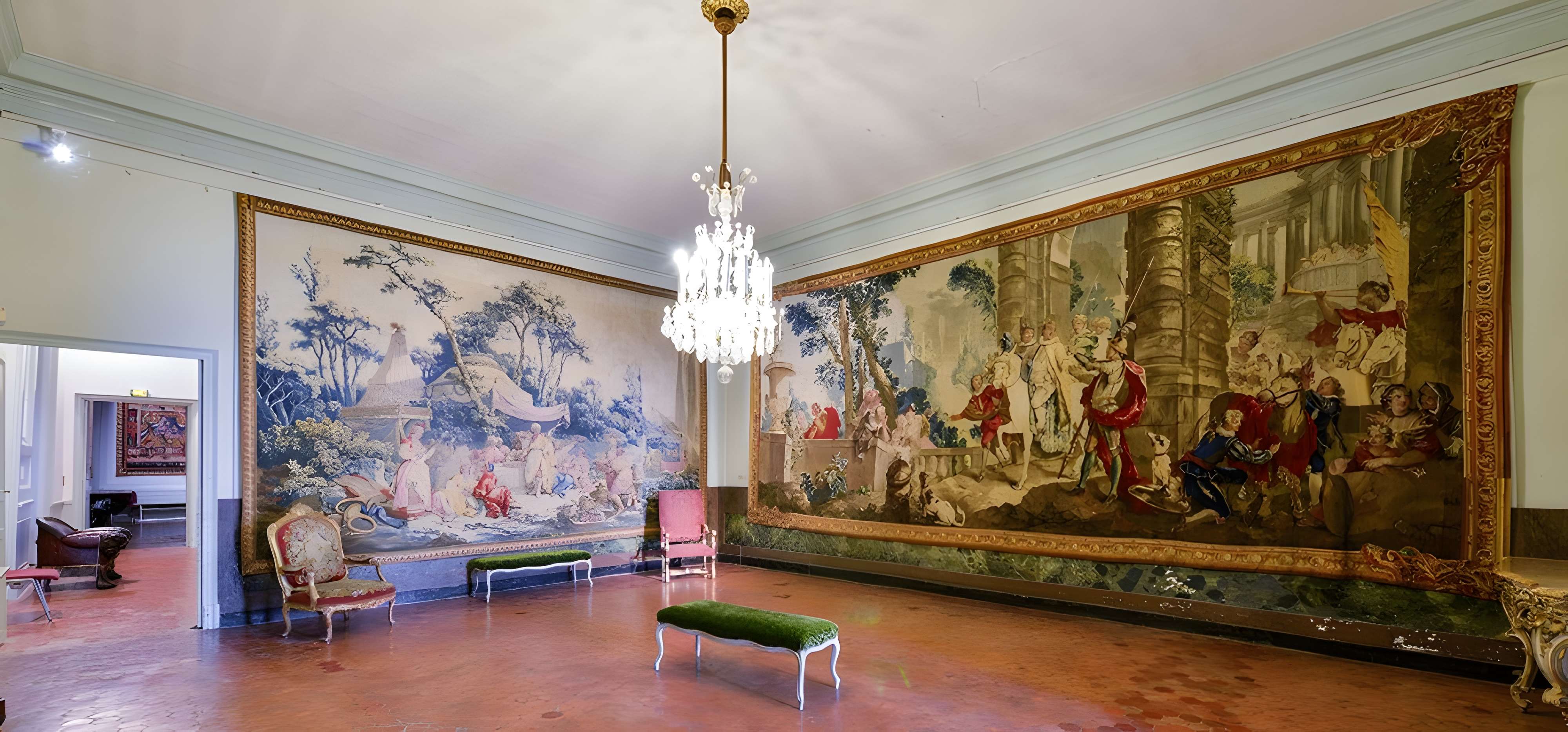 Palais de l'Archevêché Musée des tapisseries à Aix-en-Provence intérieur du musée