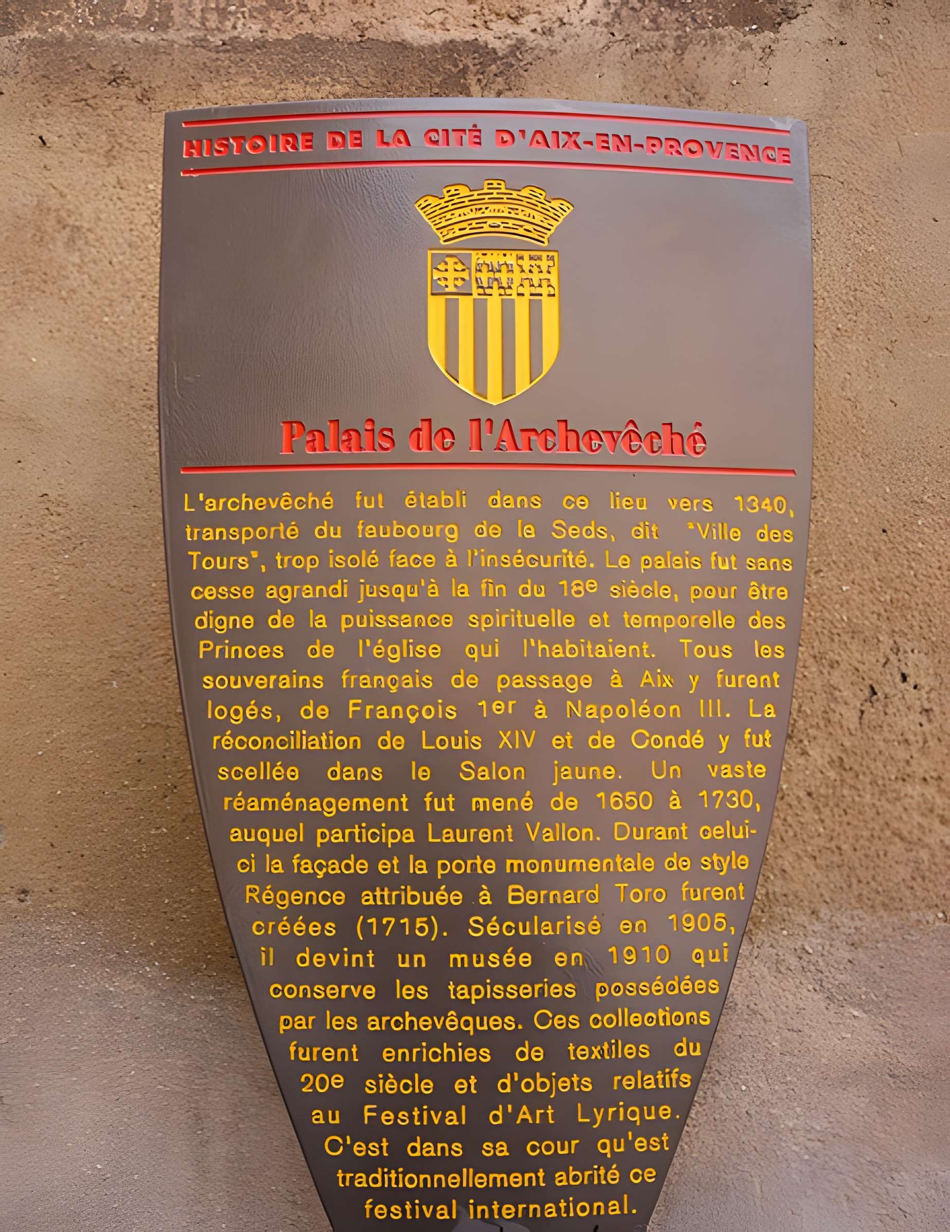 Palais de l'Archevêché : Musée des tapisseries à Aix-en-Provence