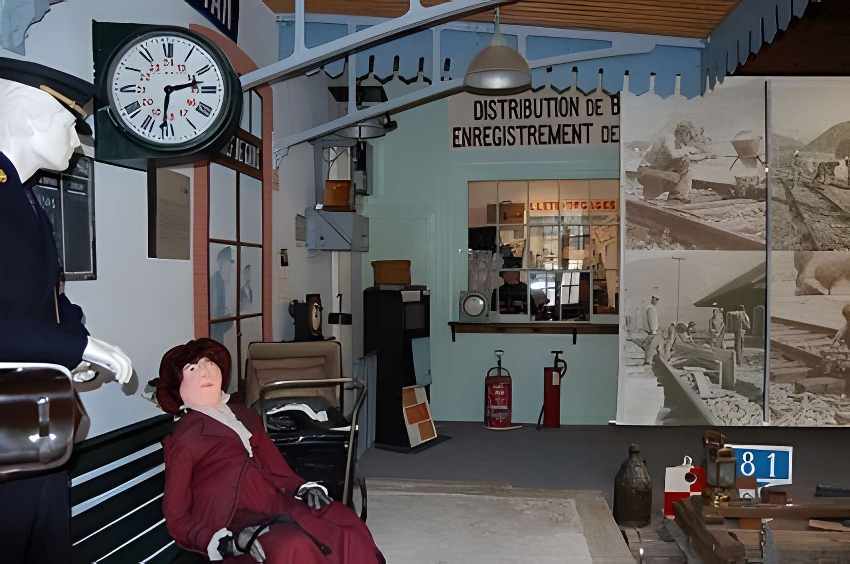 Écomusée du cheminot Veynois  intérieur du musée