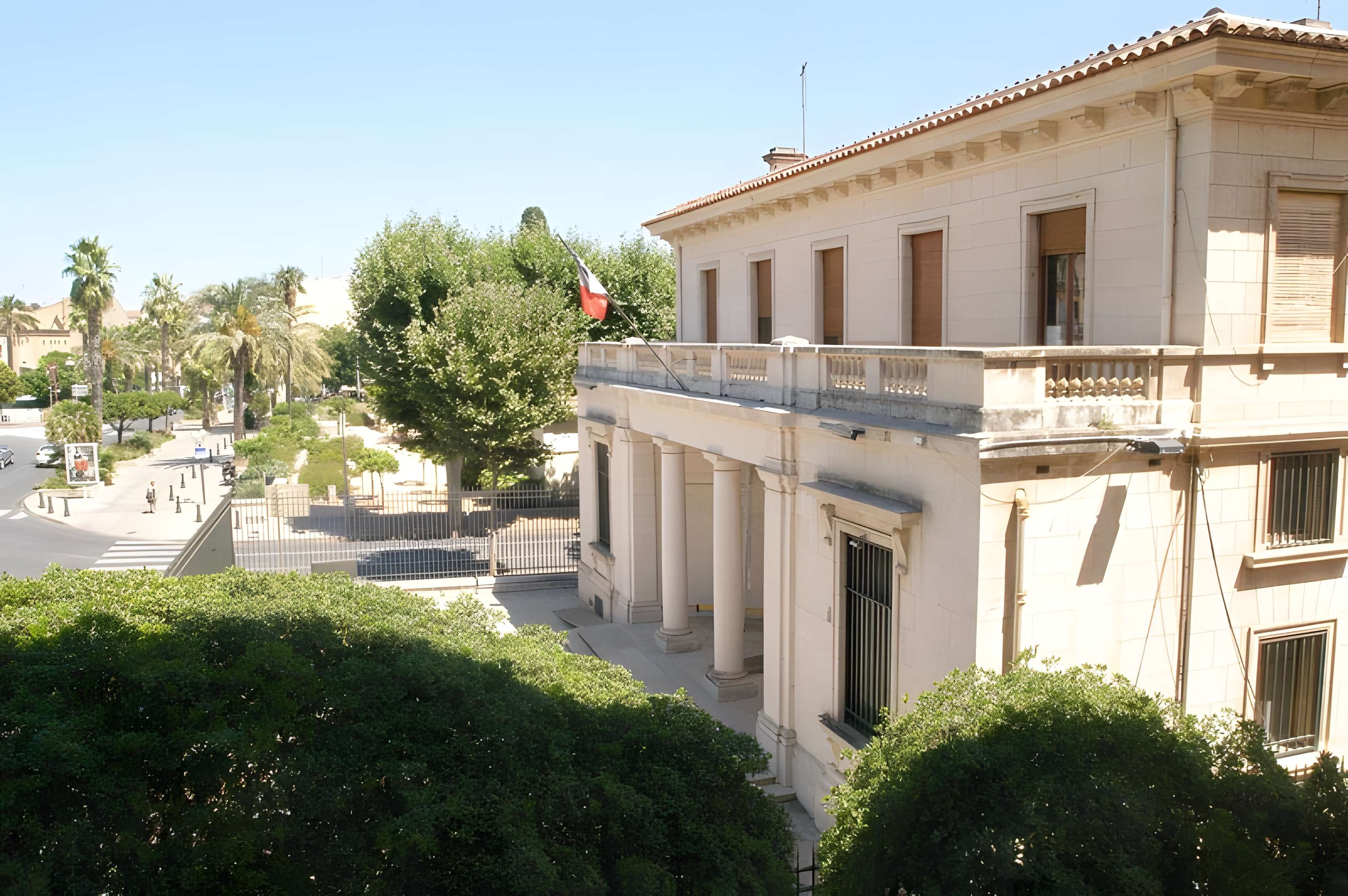 Musée des cultures et du paysage à Hyères extérieur du musée