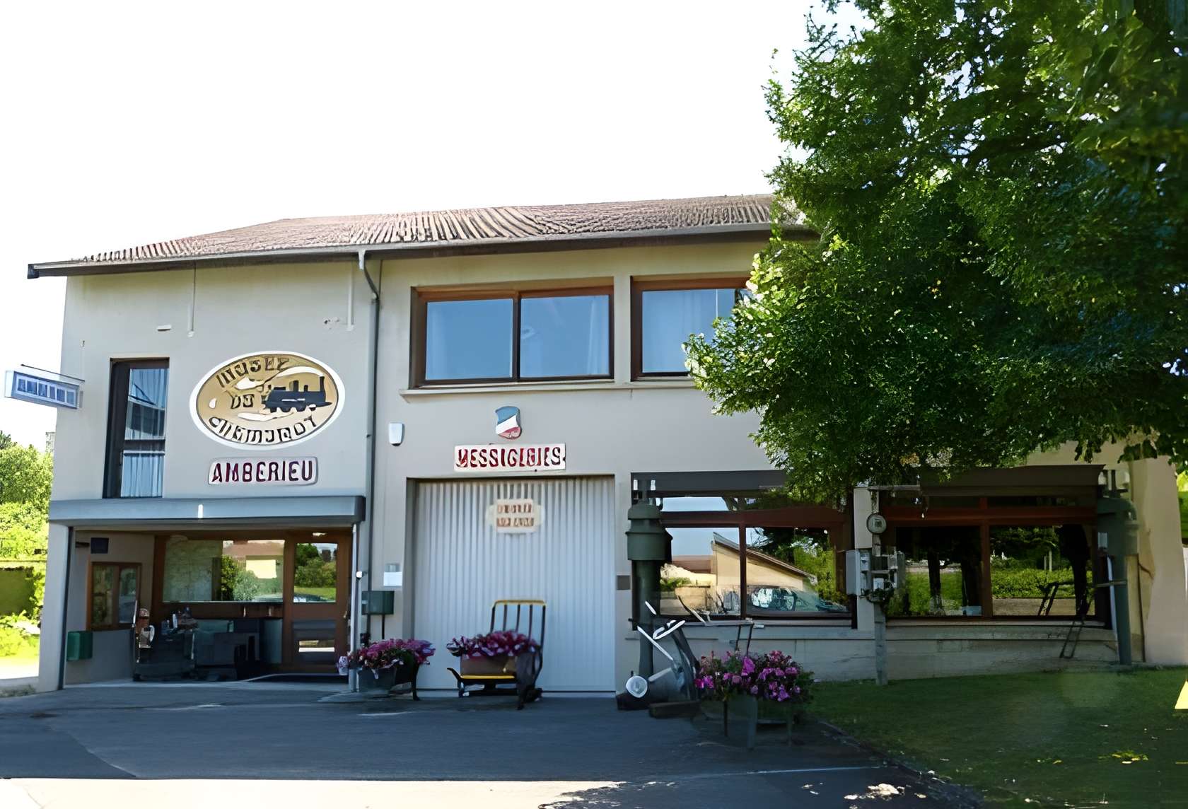 Musée du cheminot d'Ambérieu-en-Bugey extérieur du musée