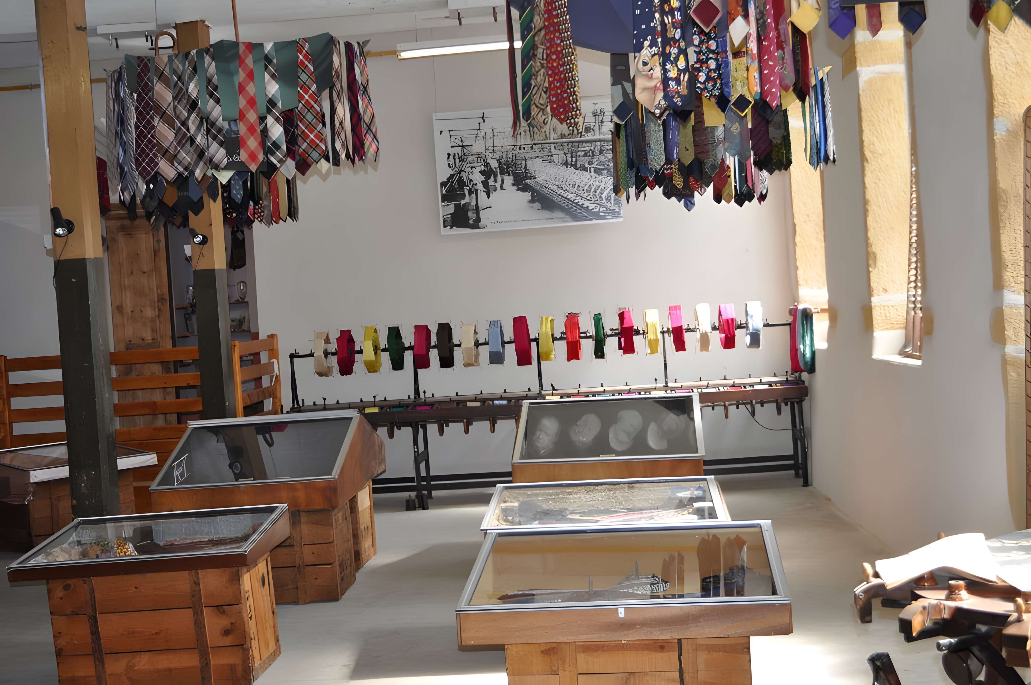 Musée de la cravate et du textile à Panissières 