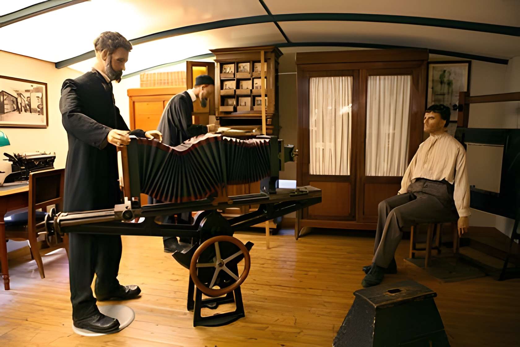 Musée de la Préfecture de Police - Paris 5ème Salle au Musée de la préfecture de Police consacrée à Alphonse Bertillon