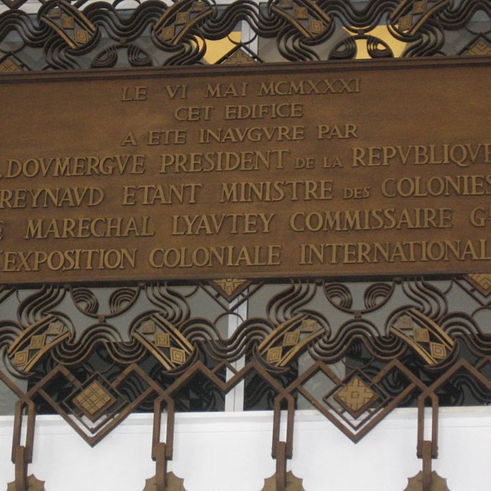 Photo de Ancien Musée National des Arts Africains et Océaniens, devenu Cité nationale de lhistoire de lImmigration