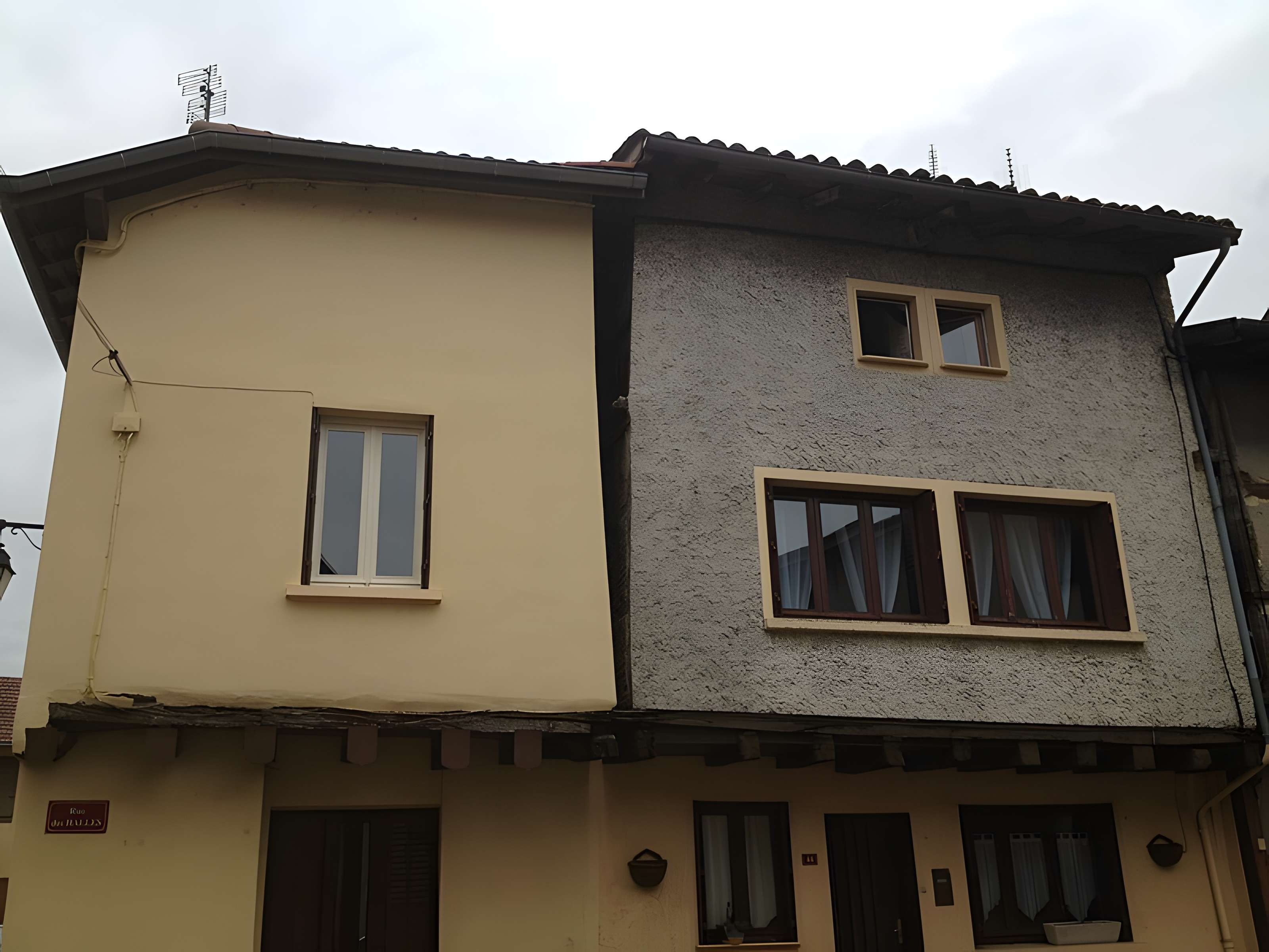 Maison à pan de bois