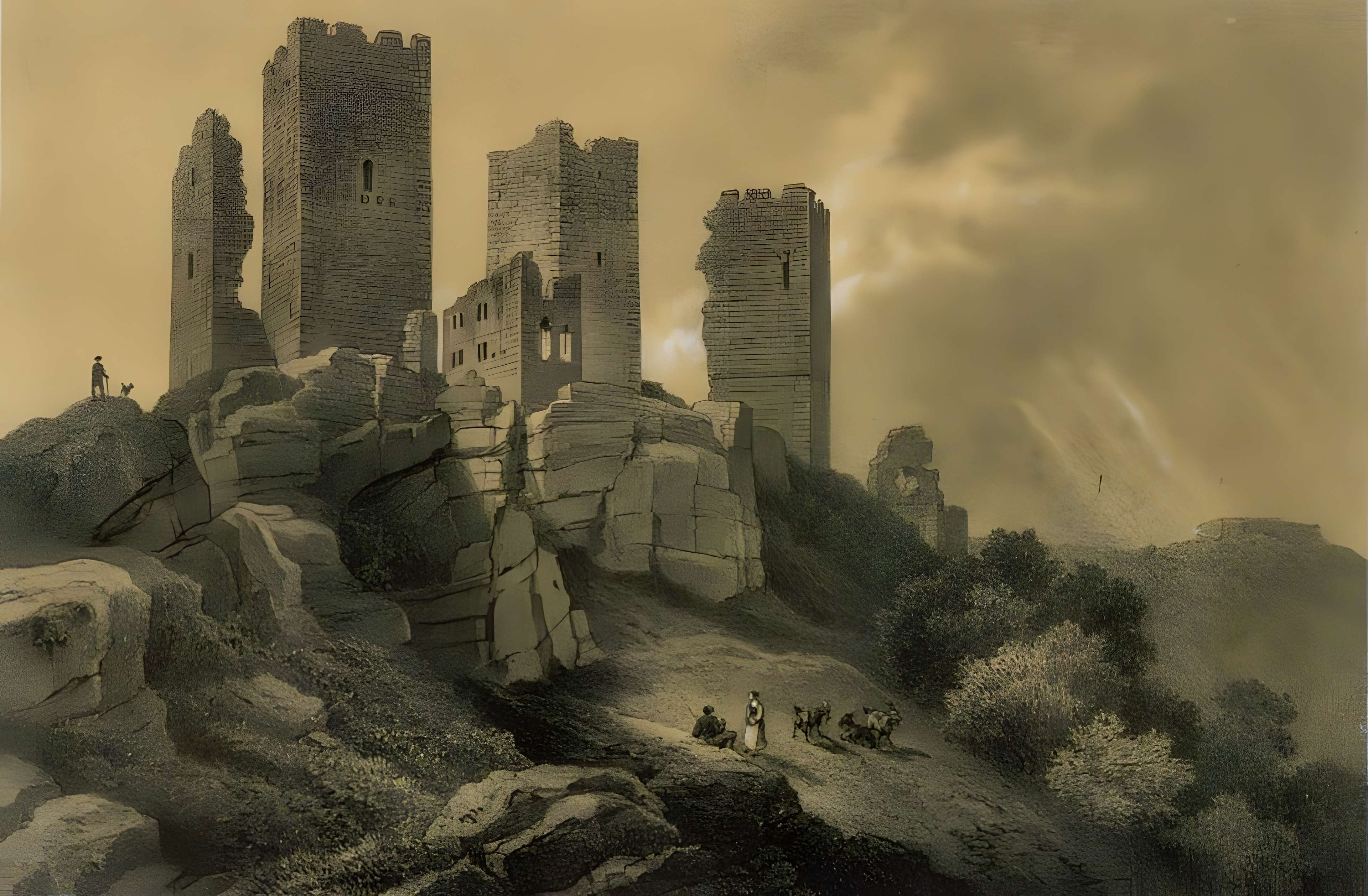 Ruines des châteaux de Weckmund et de Wahlenbourg