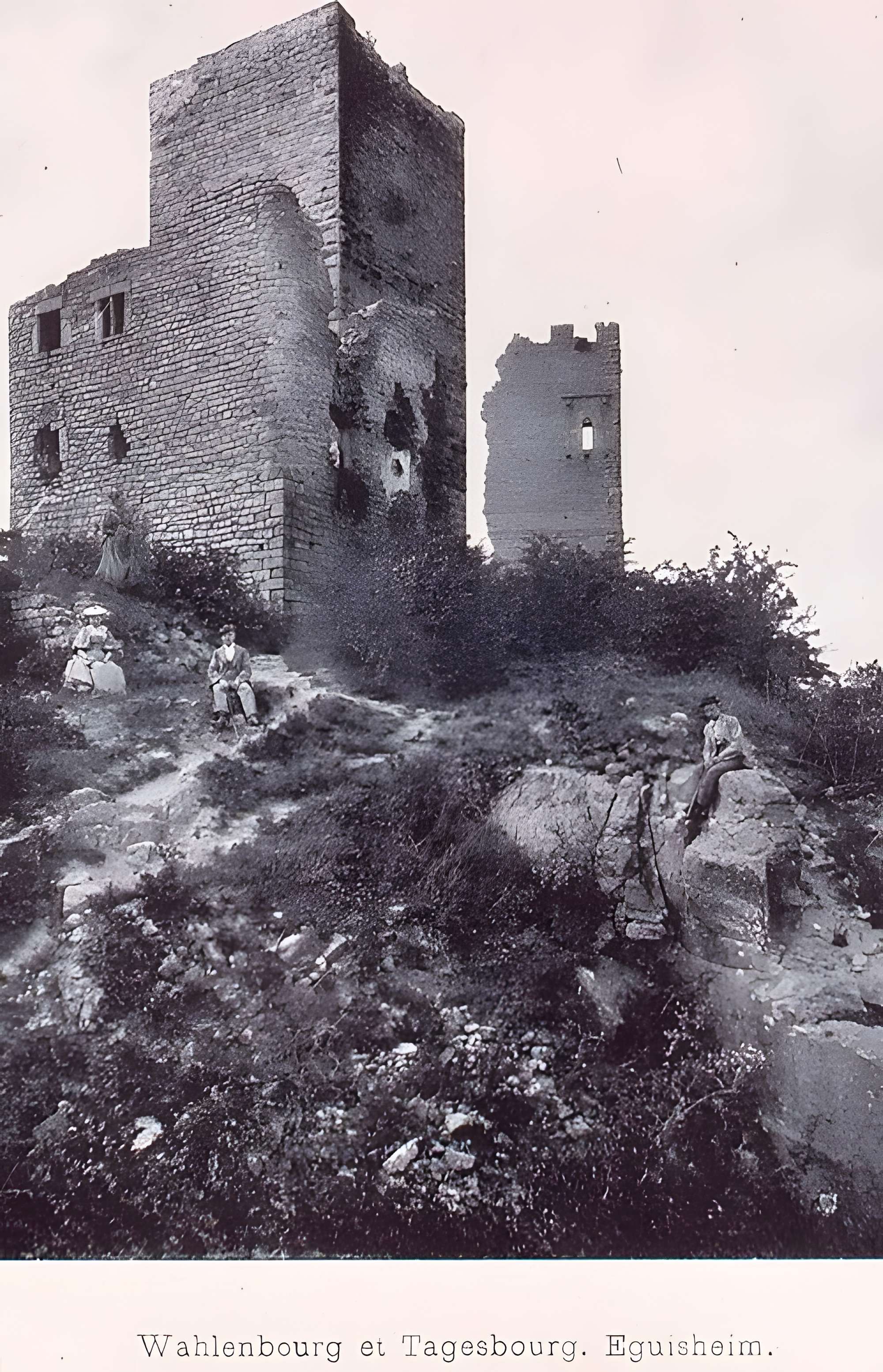 Ruines des châteaux de Weckmund et de Wahlenbourg