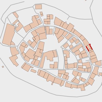 Rempart attenant à des immeubles