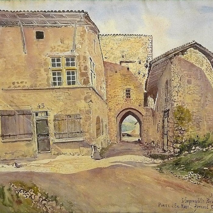 Photo de Rempart attenant à un immeuble