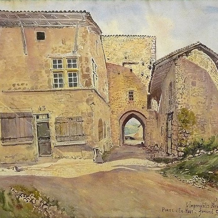 Photo de Rempart attenant à un immeuble