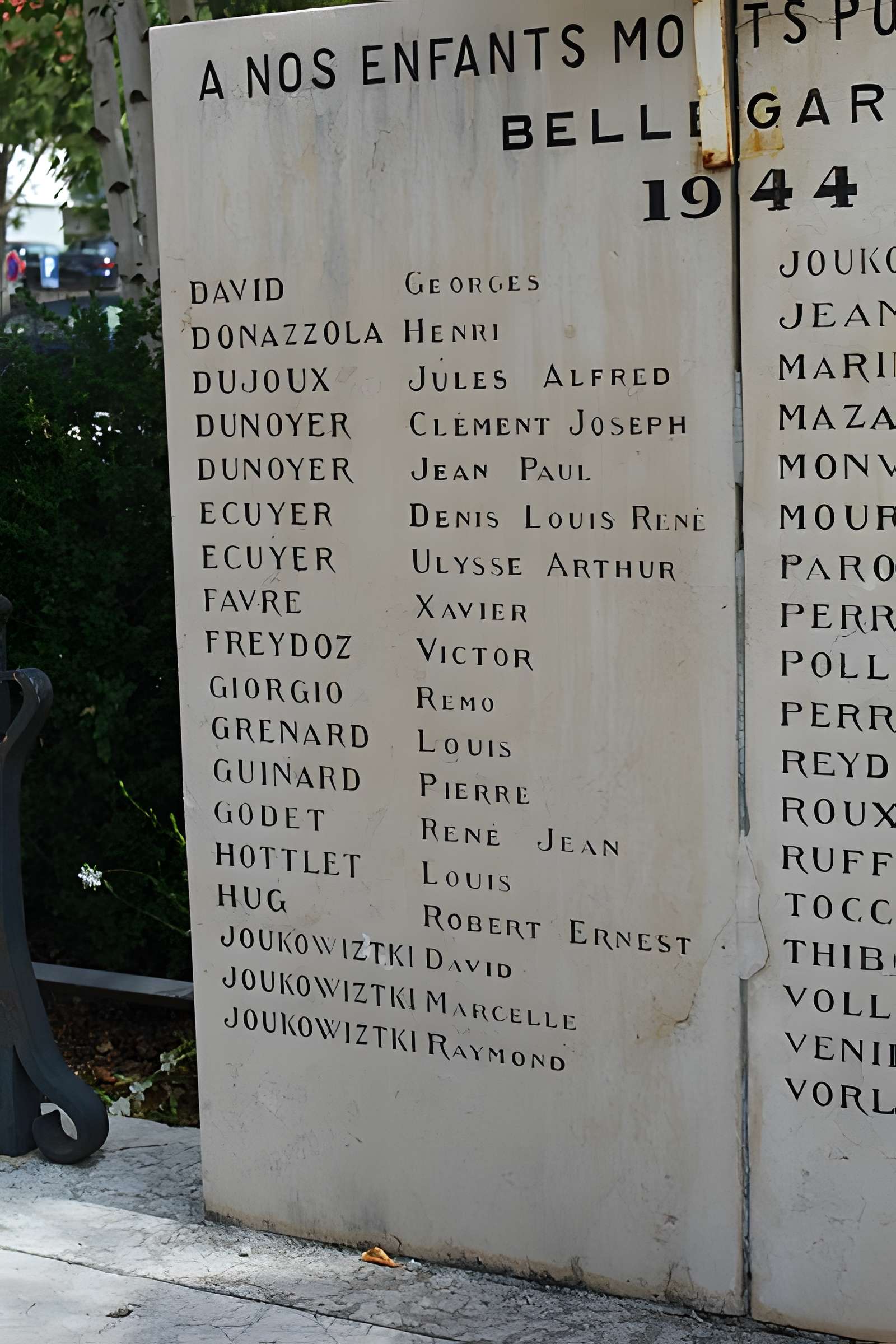 Monument aux morts