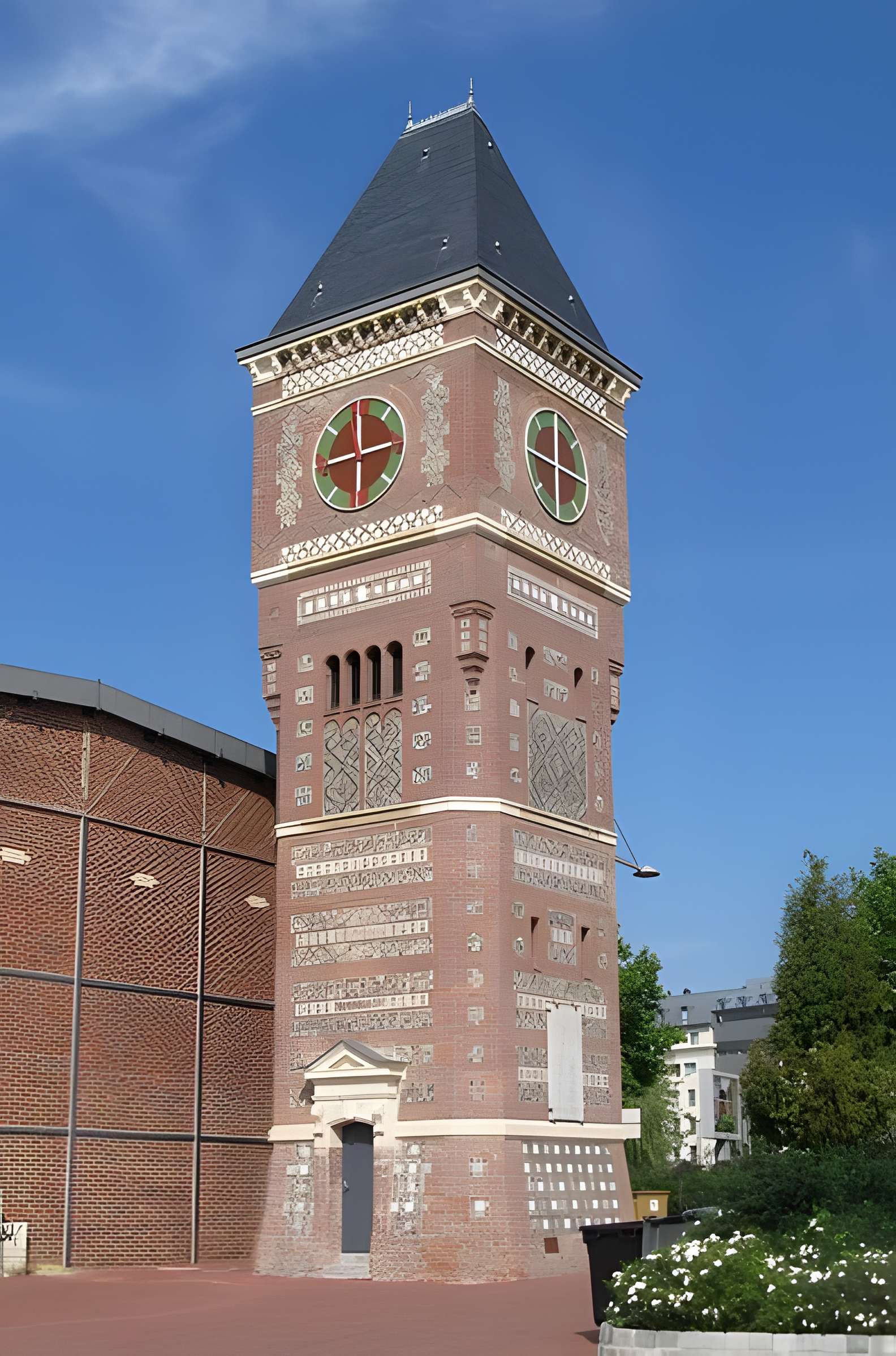 Château d'eau-marégraphe Quai de Boisguilbert à Rouen 