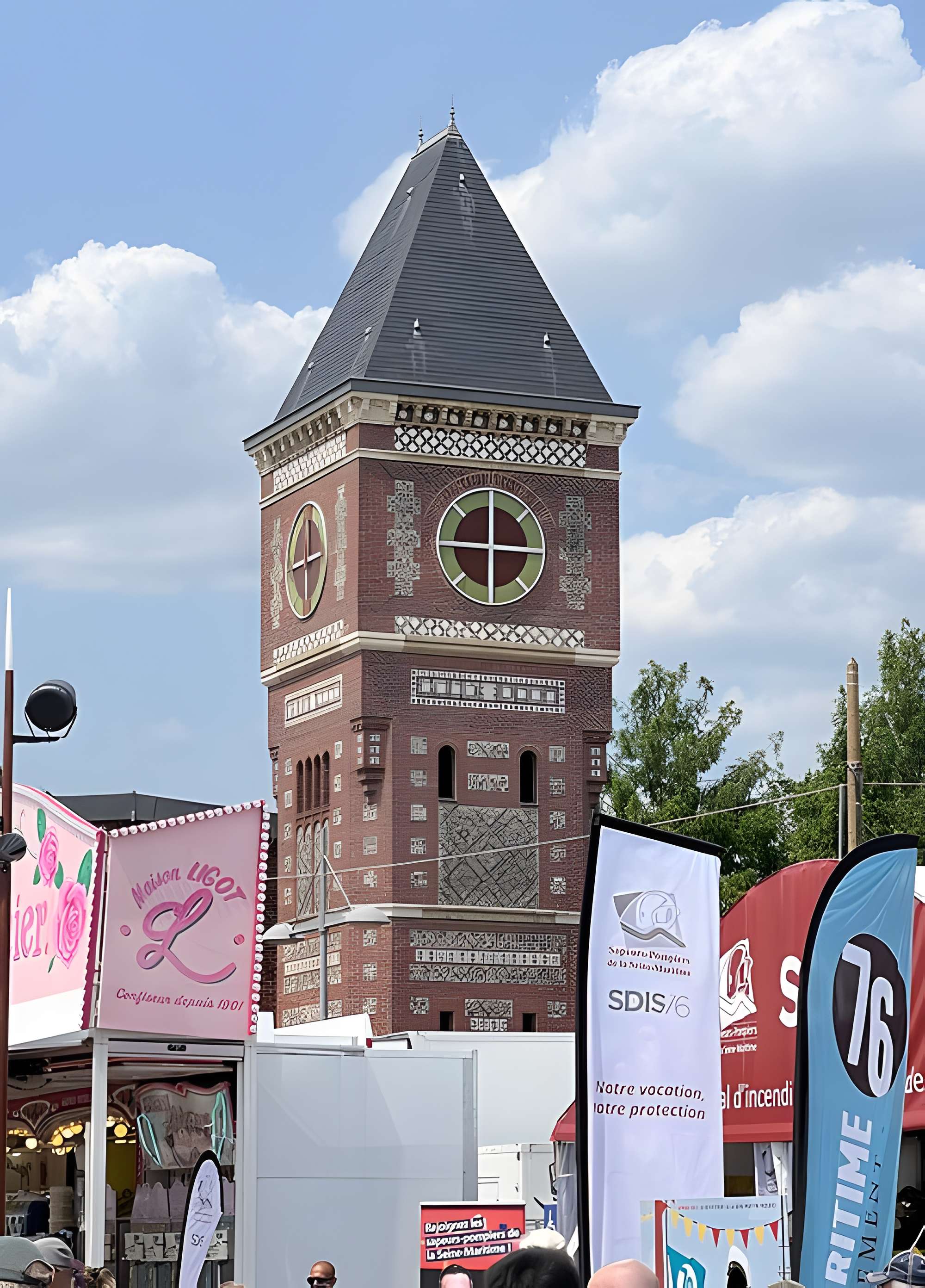 Château d'eau-marégraphe Quai de Boisguilbert à Rouen