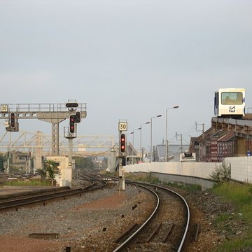 Rotonde et halle-atelier ferroviaires