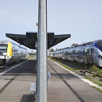Rotonde et halle-atelier ferroviaires