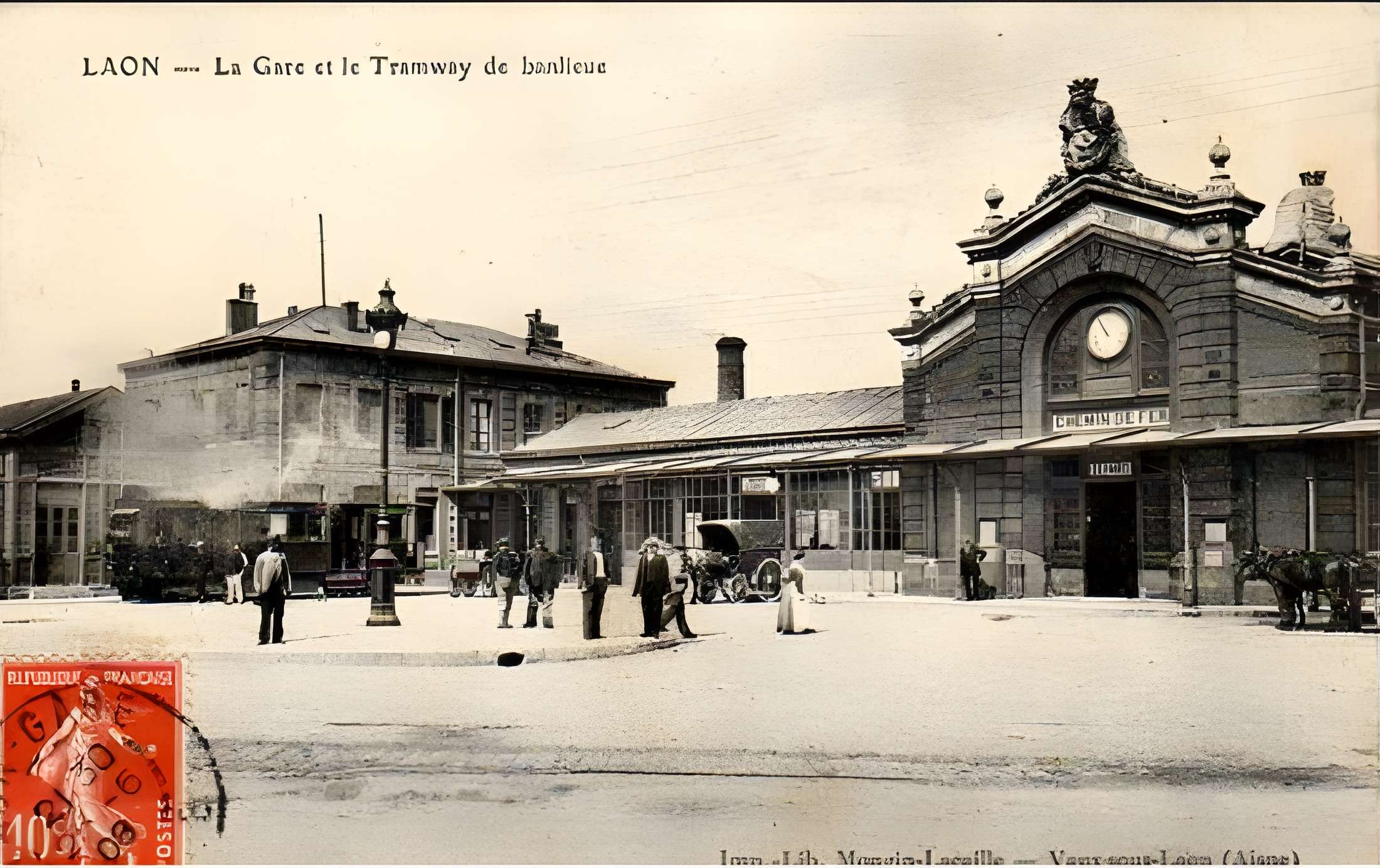 Rotonde et halle-atelier ferroviaires