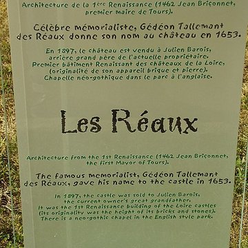 Château des Réaux à Chouzé-sur-Loire