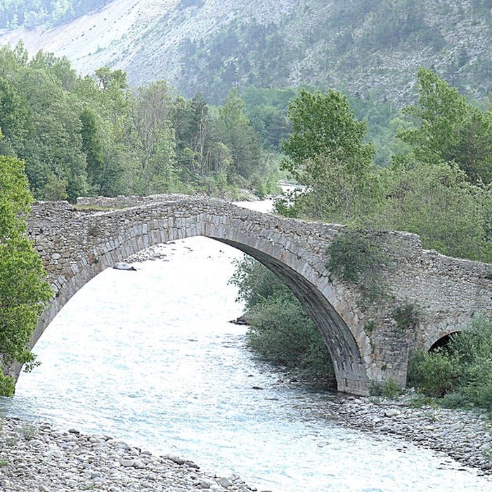 Photo de Ancien pont dOndres dit pont du Moulin sur le Verdon