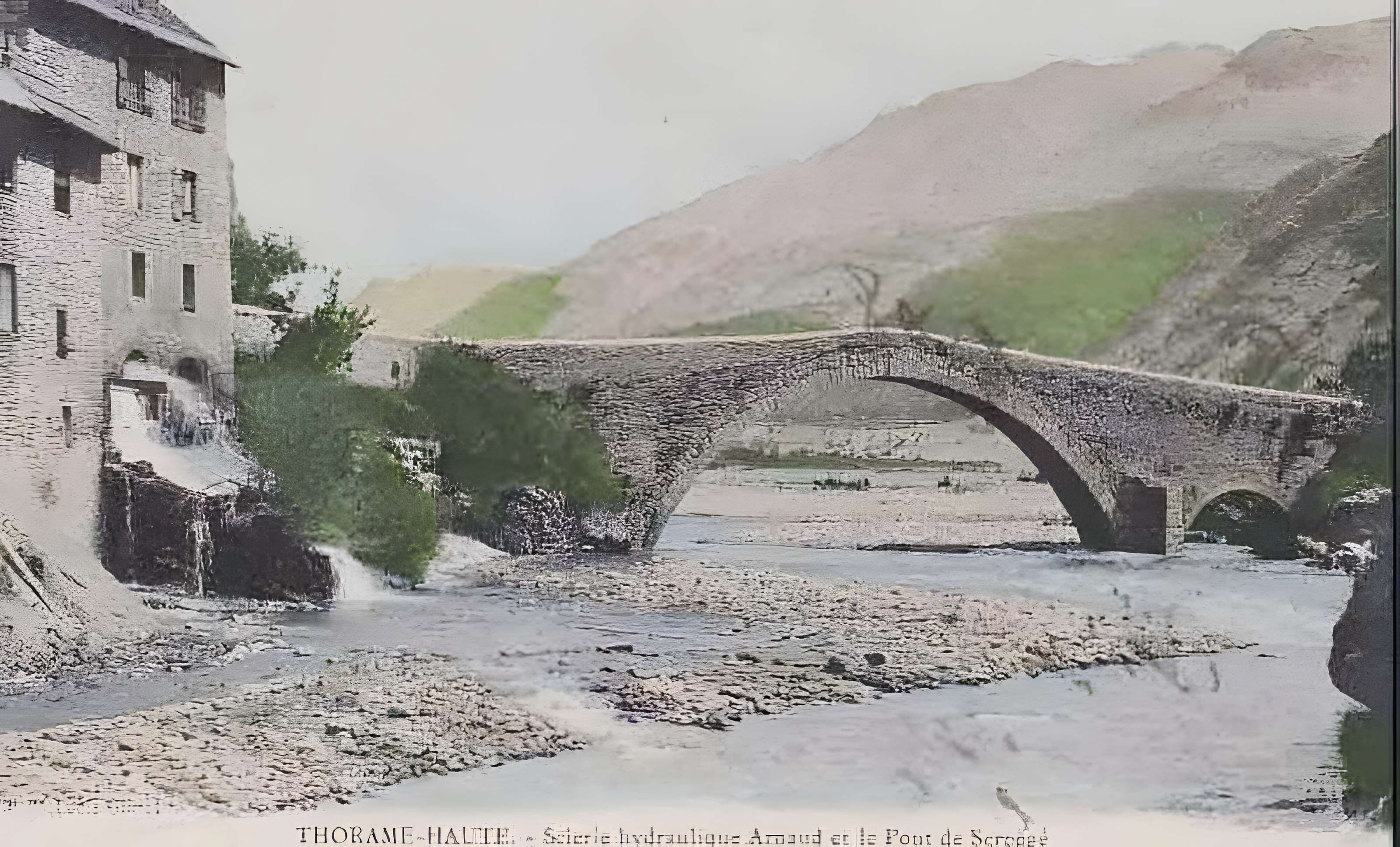 Ancien pont d'Ondres dit pont du Moulin sur le Verdon
