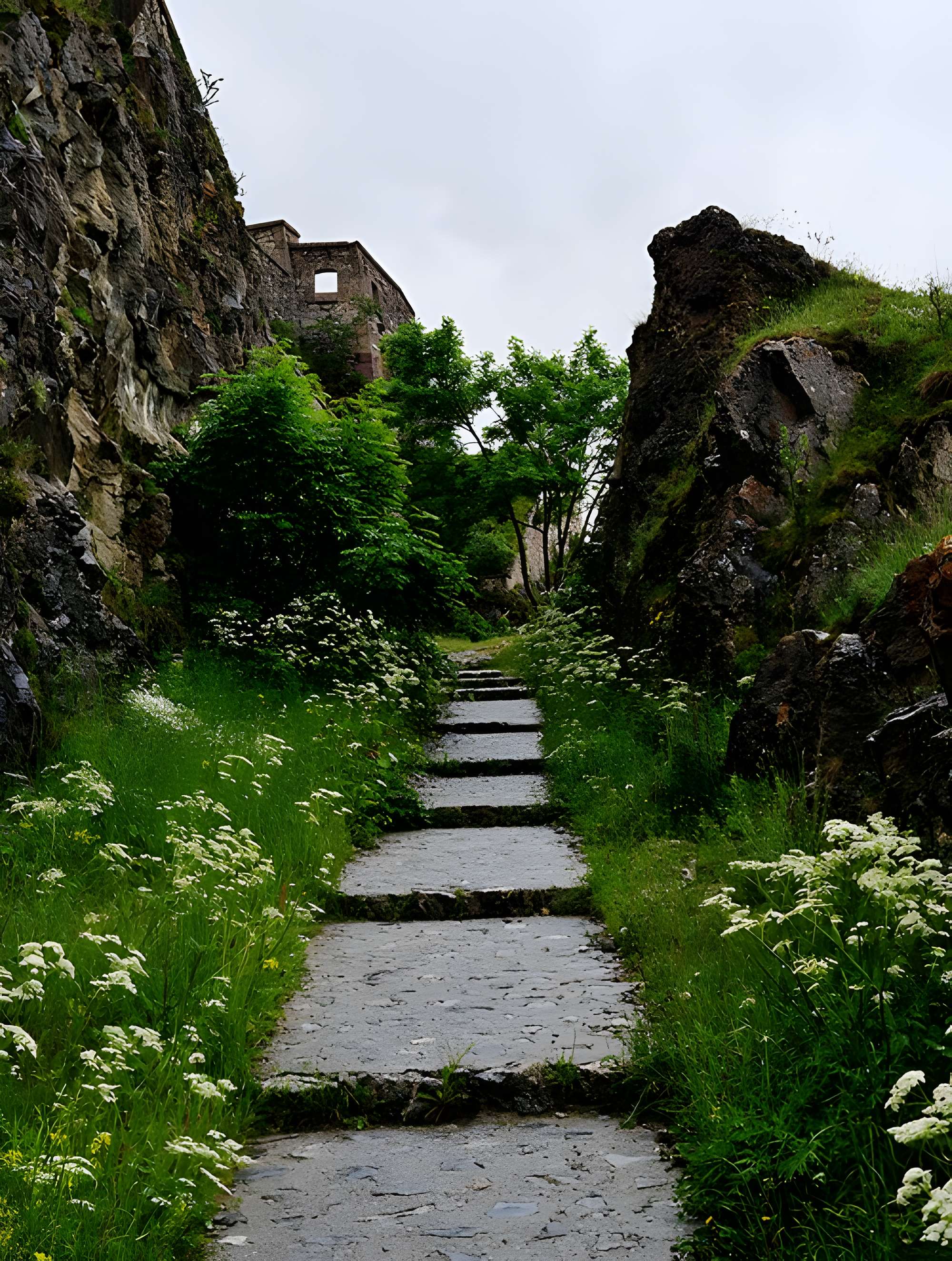 Anciennes fortifications de la Ville Haute
