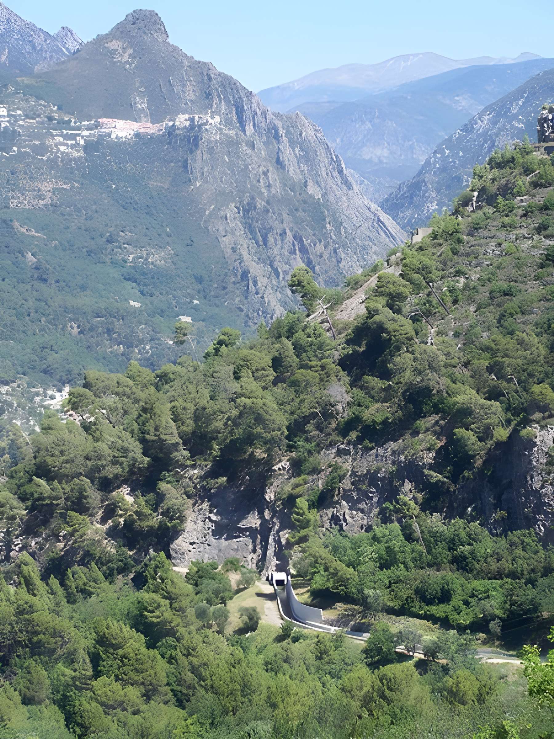 Section des vallons de la Garde et de Costa Rasta, section représentative du canal de la Vésubie