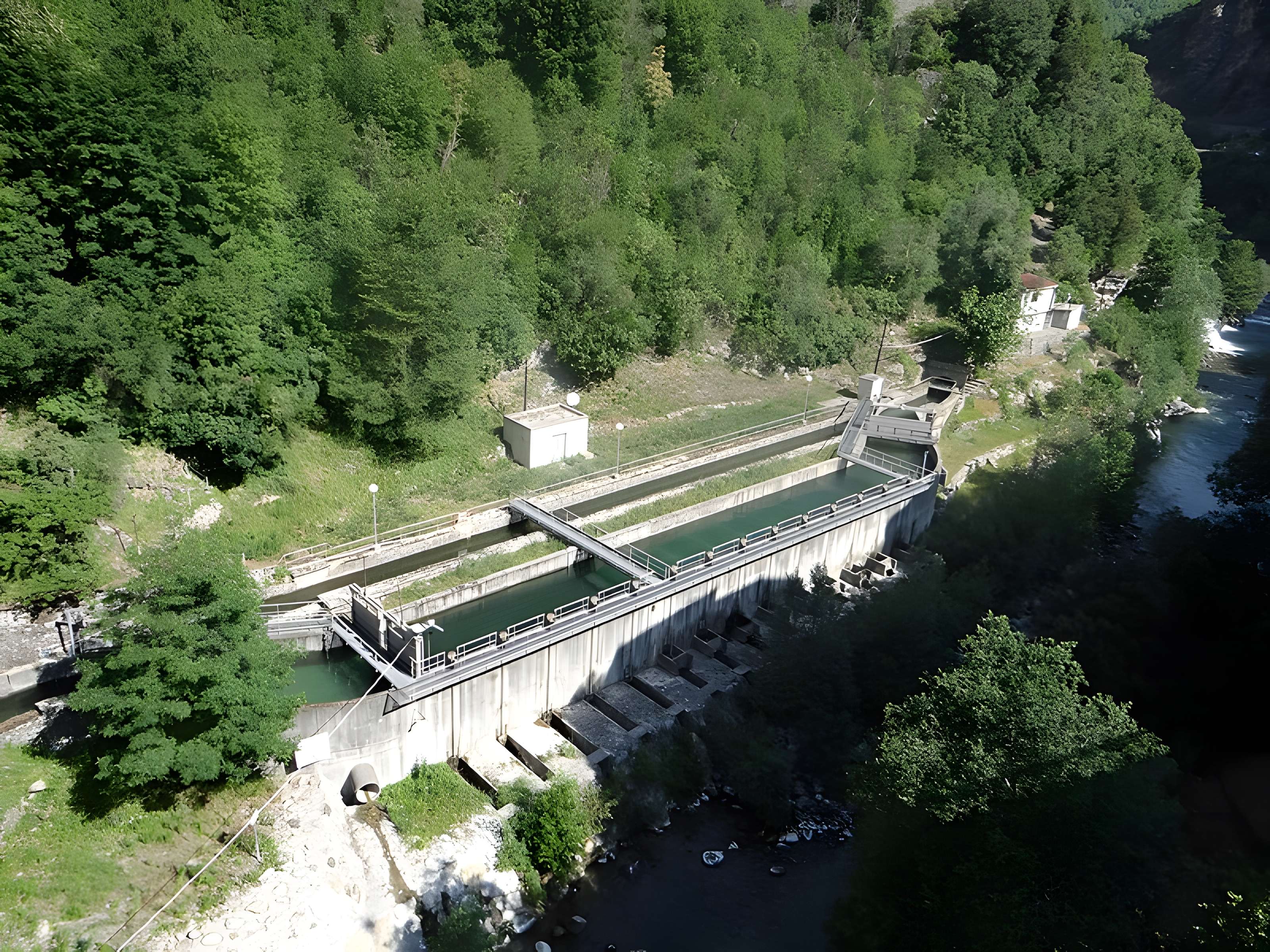Section des vallons de la Garde et de Costa Rasta, section représentative du canal de la Vésubie