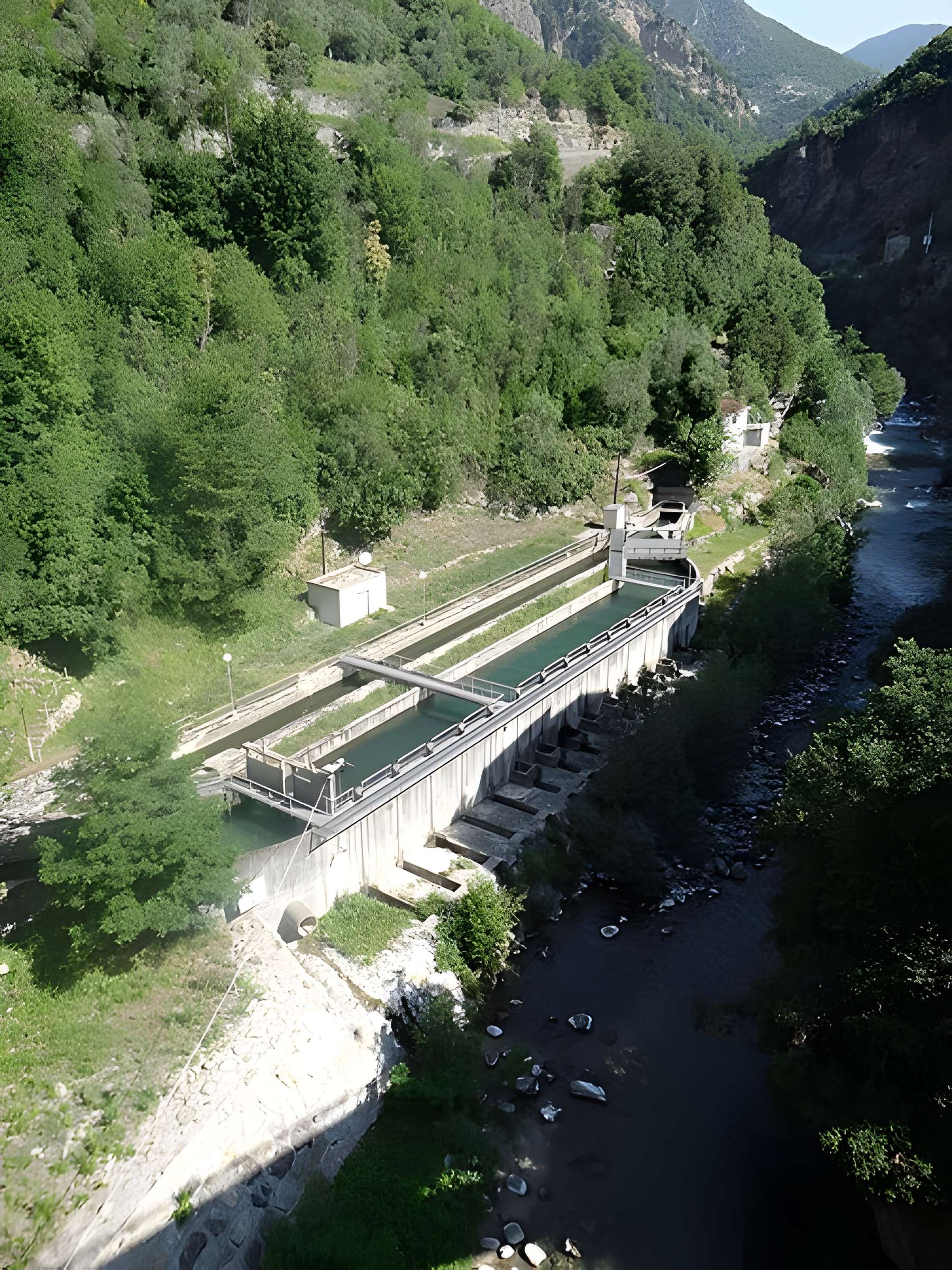 Section des vallons de la Garde et de Costa Rasta, section représentative du canal de la Vésubie