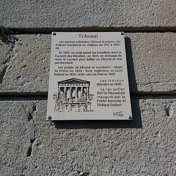 Le palais de justice et la prison