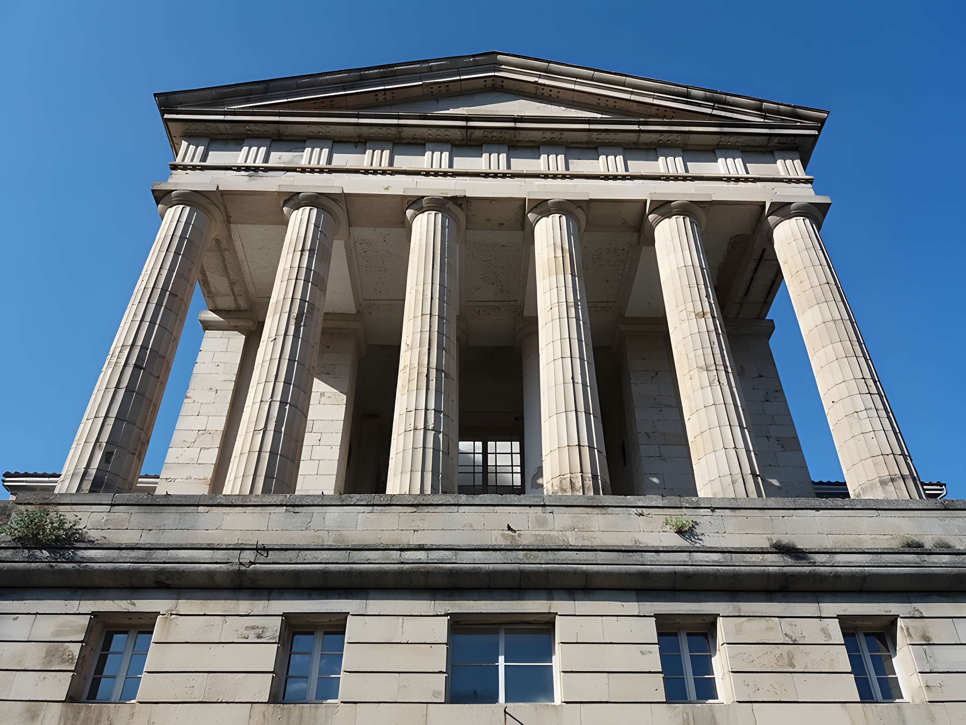 Le palais de justice et la prison