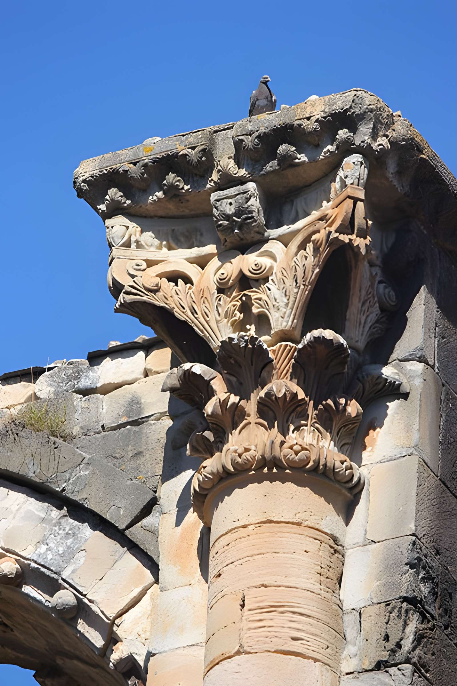 Restes de l'ancienne cathédrale Notre-Dame