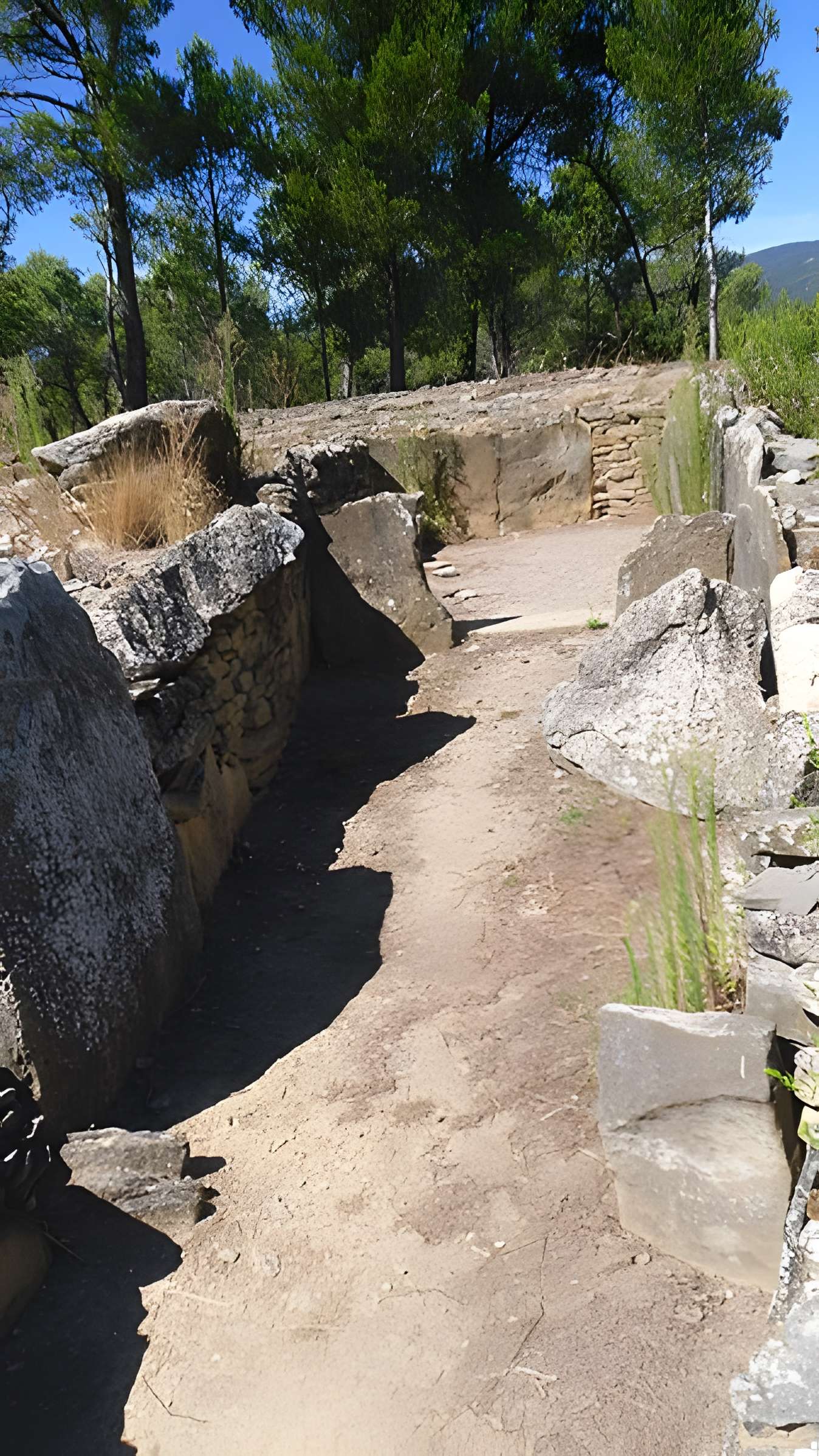 Monument mégalithique, dit Allée couverte de Saint-Eugène, sur le domaine de Russol