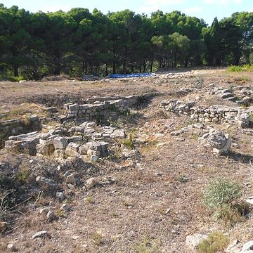 Vestiges de loppidum de Pech de Maho