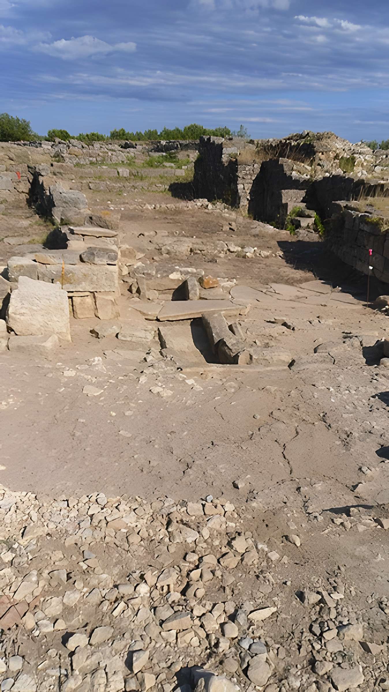 Vestiges de l'oppidum de Pech de Maho
