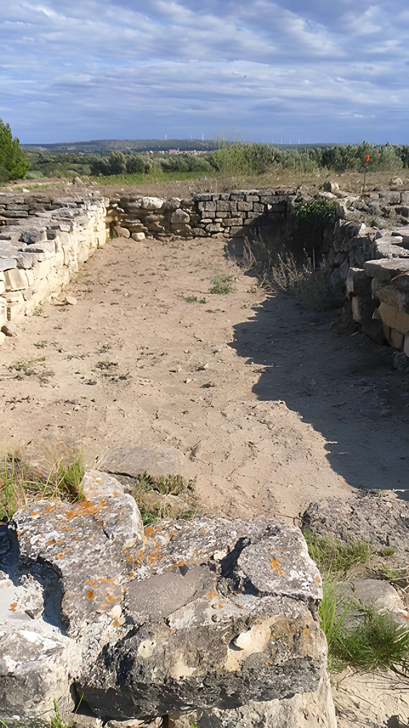 Vestiges de l'oppidum de Pech de Maho